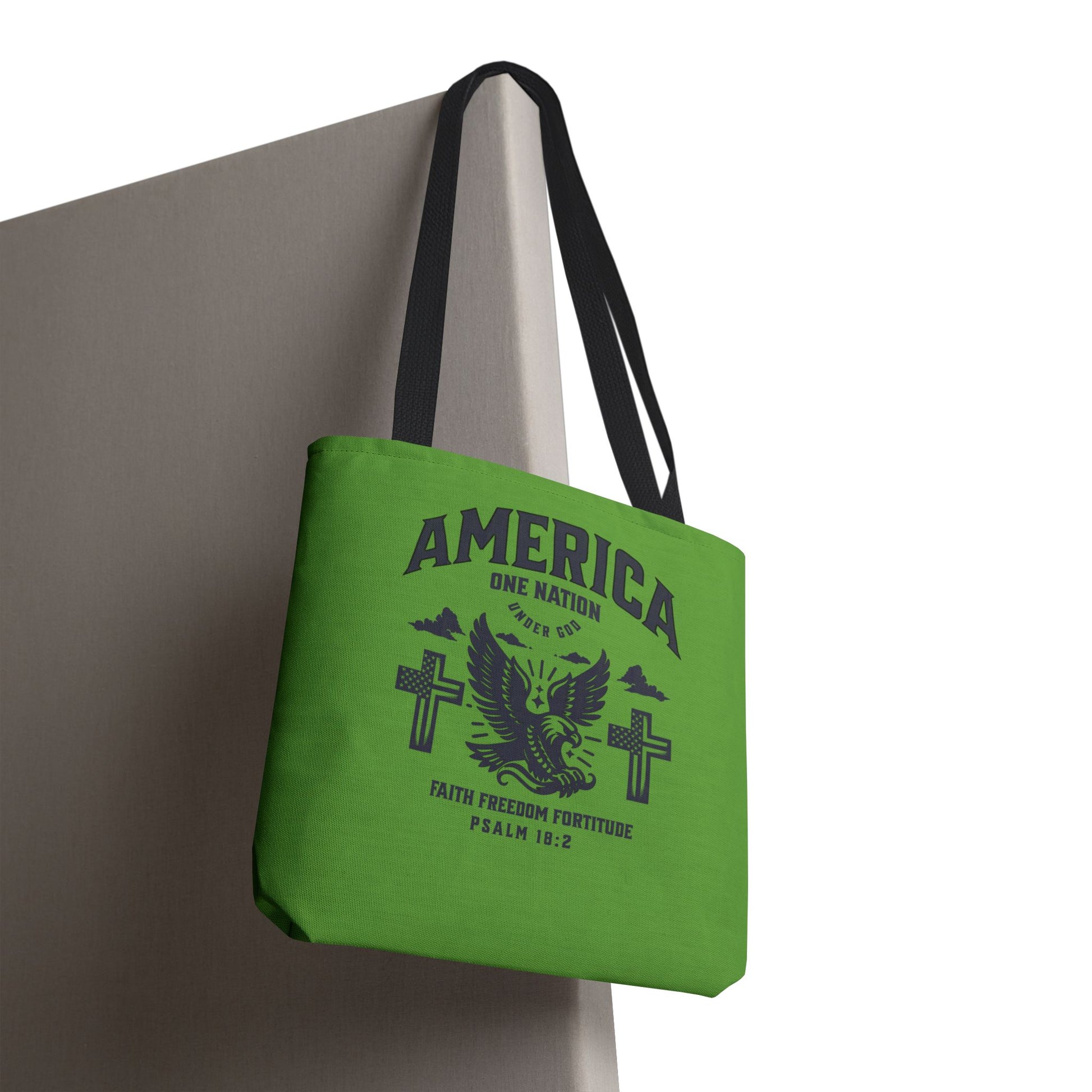 ⭐ America Faith Tote Bag – Bold Patriotic & Faith Statement