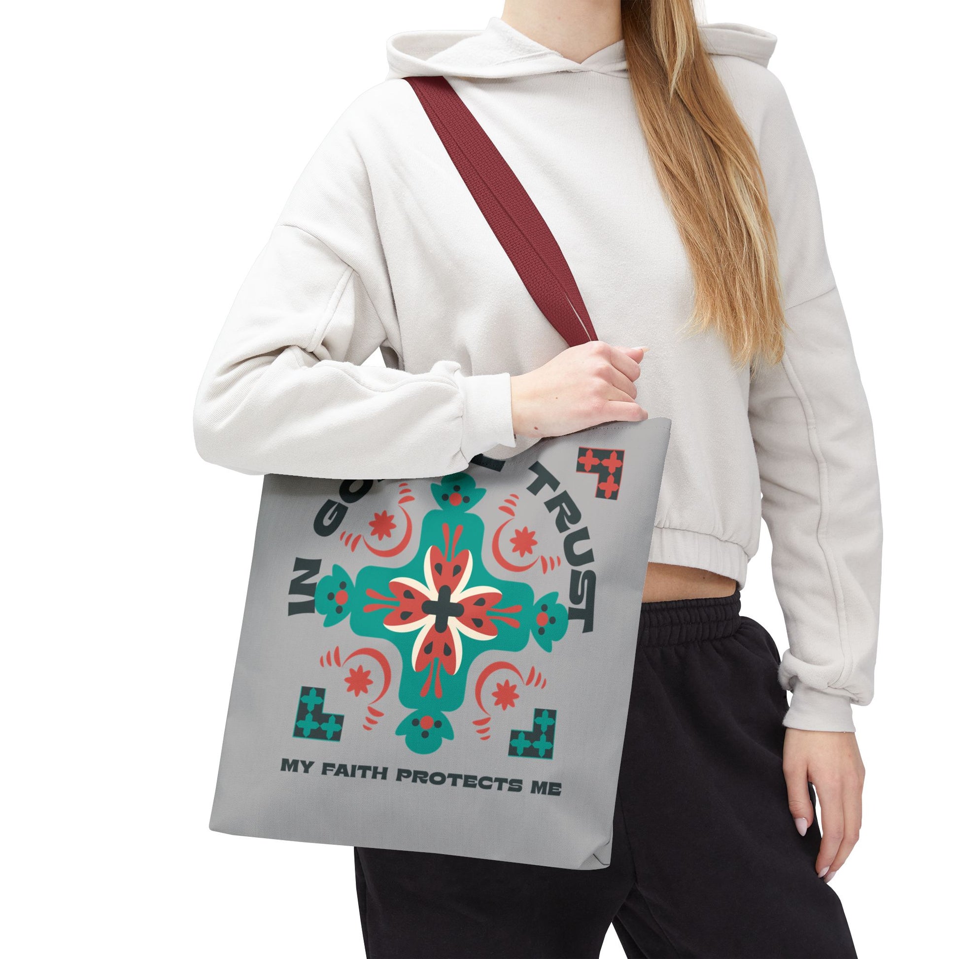 Faith-Inspired Tote Bag, Spiritual Shopper, Inspirational Gift, Religious Tote, Christian Accessory, Everyday Use