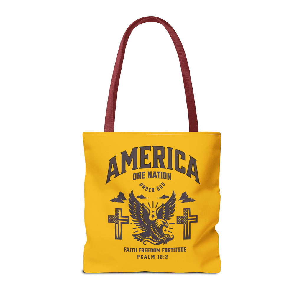 ⭐ America Faith Tote Bag – Bold Patriotic & Faith Statement