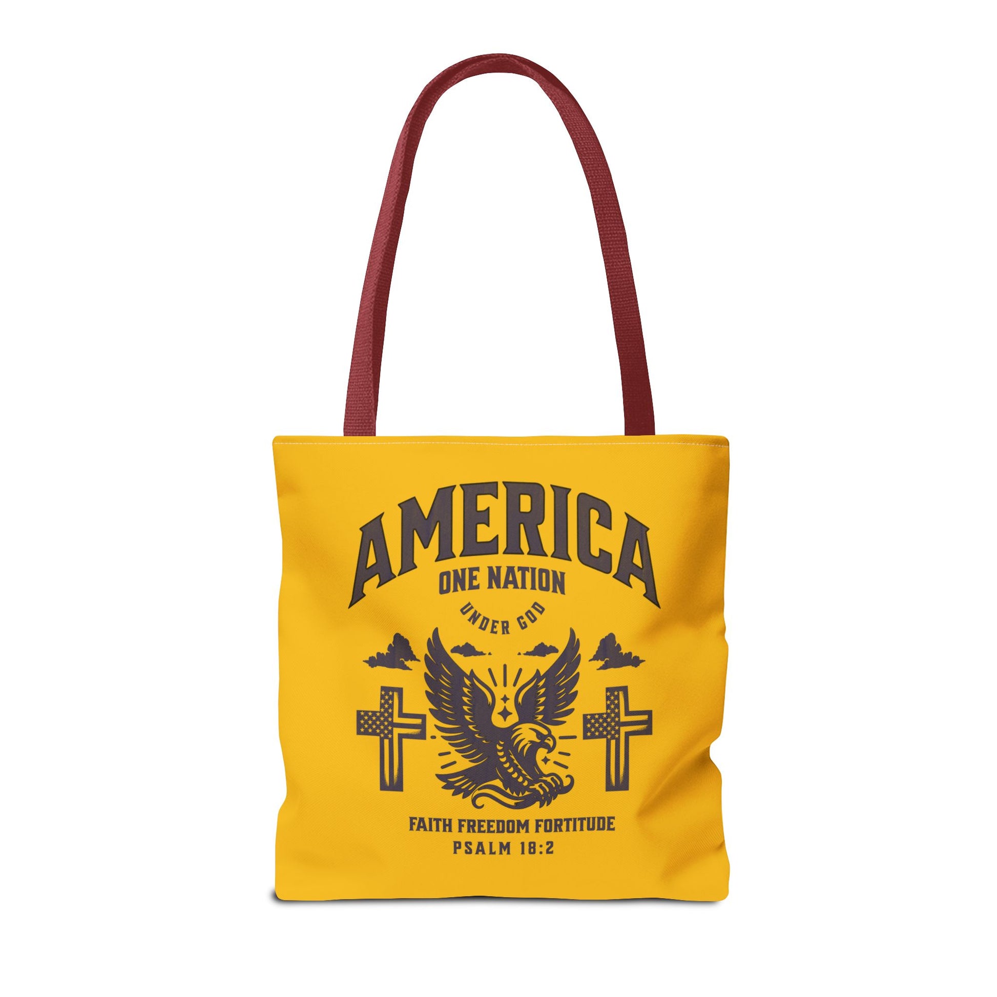 ⭐ America Faith Tote Bag – Bold Patriotic & Faith Statement