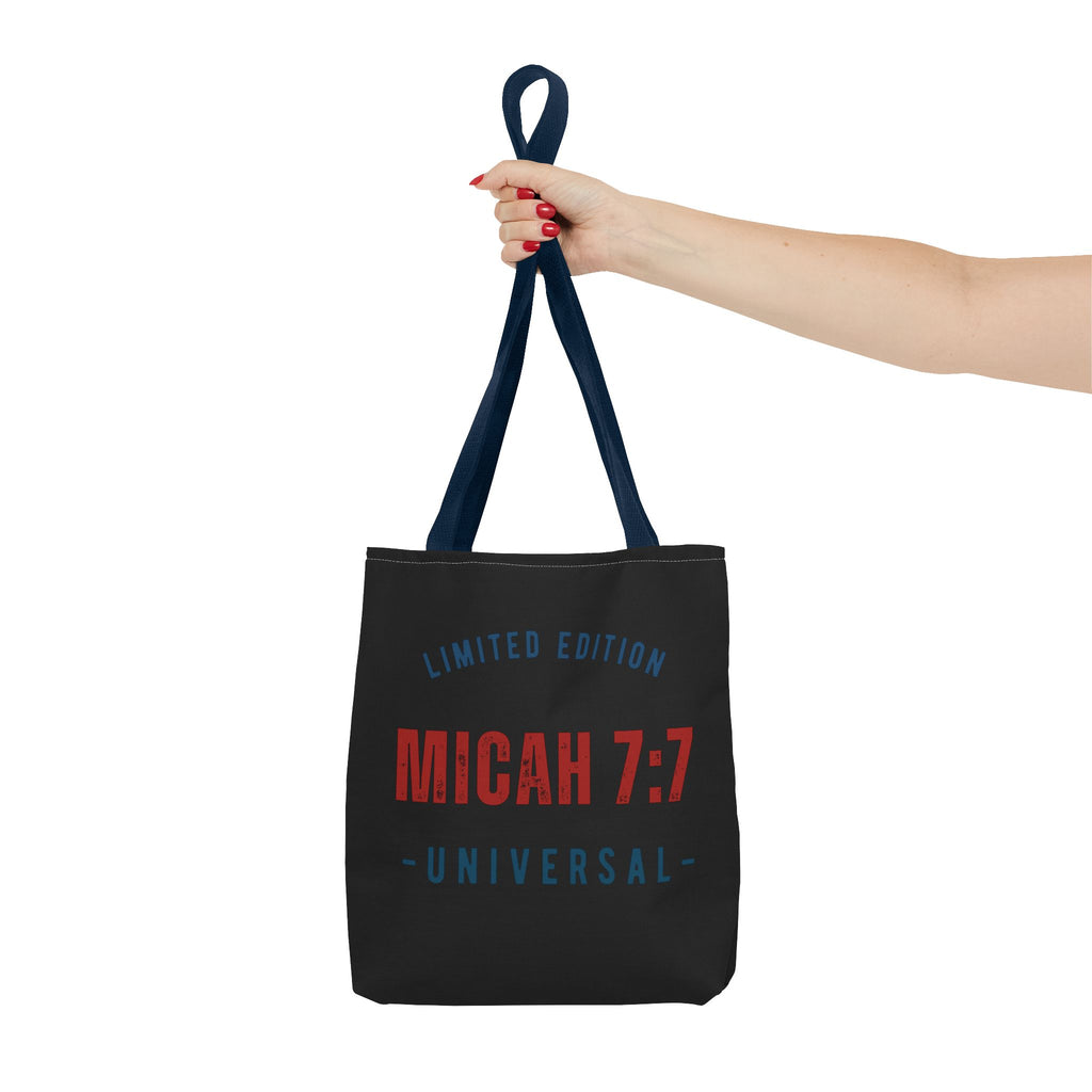 Limited Edition Micah 7:1 Tote Bag - Universal Design for Everyday Use, Gift, Eco-Friendly, Daily Essentials, Faith-Inspired