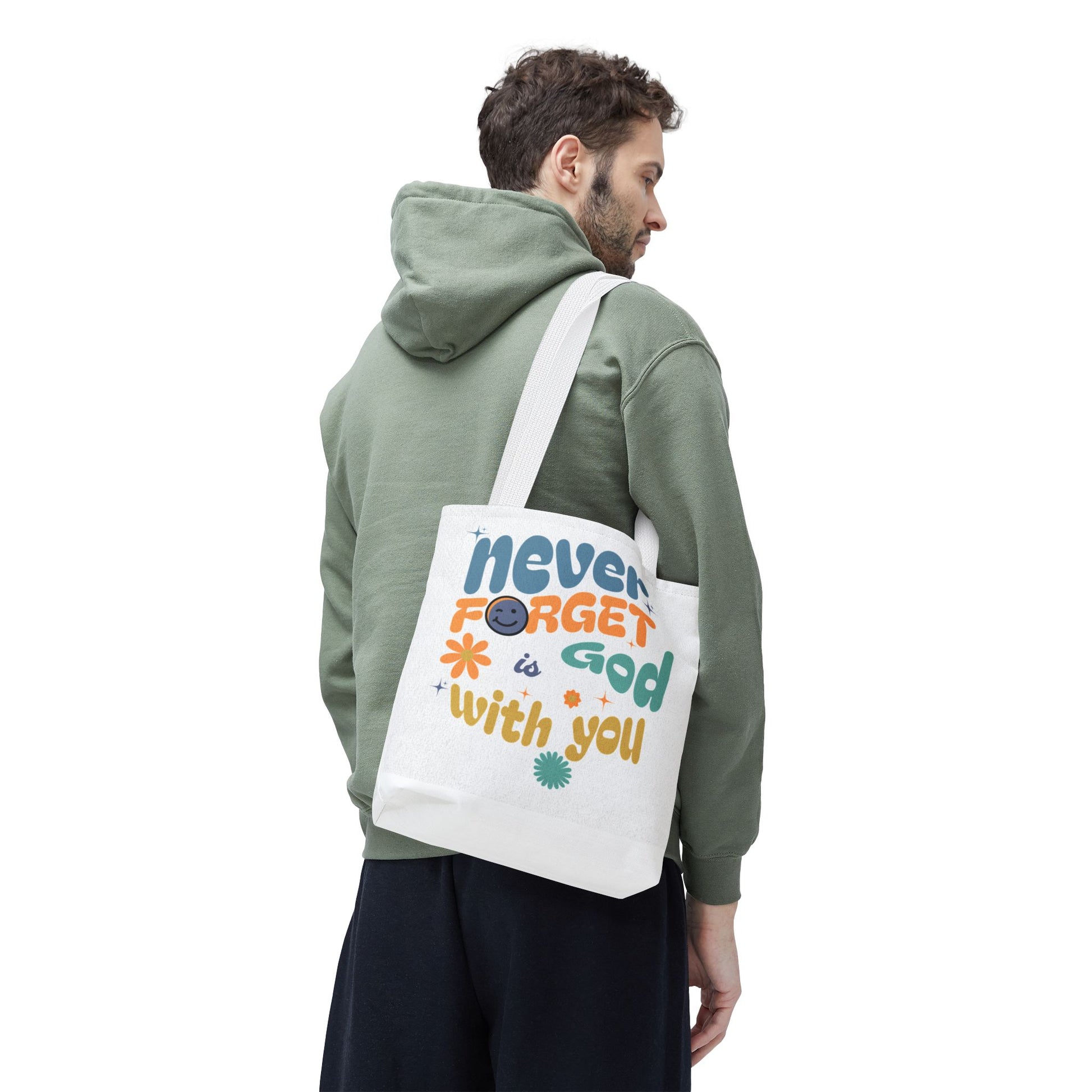 ⭐ Never Forget Tote Bag – Deuteronomy 31:6