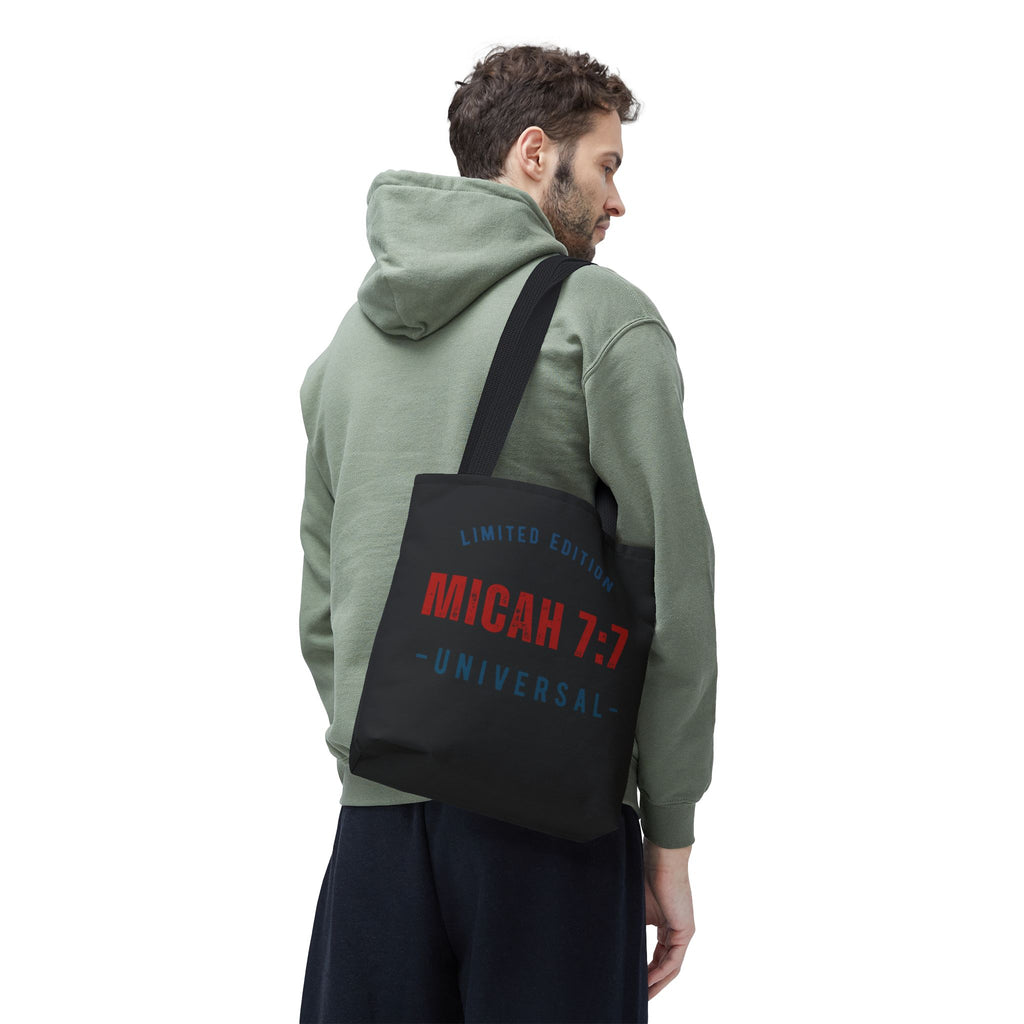 Limited Edition Micah 7:1 Tote Bag - Universal Design for Everyday Use, Gift, Eco-Friendly, Daily Essentials, Faith-Inspired
