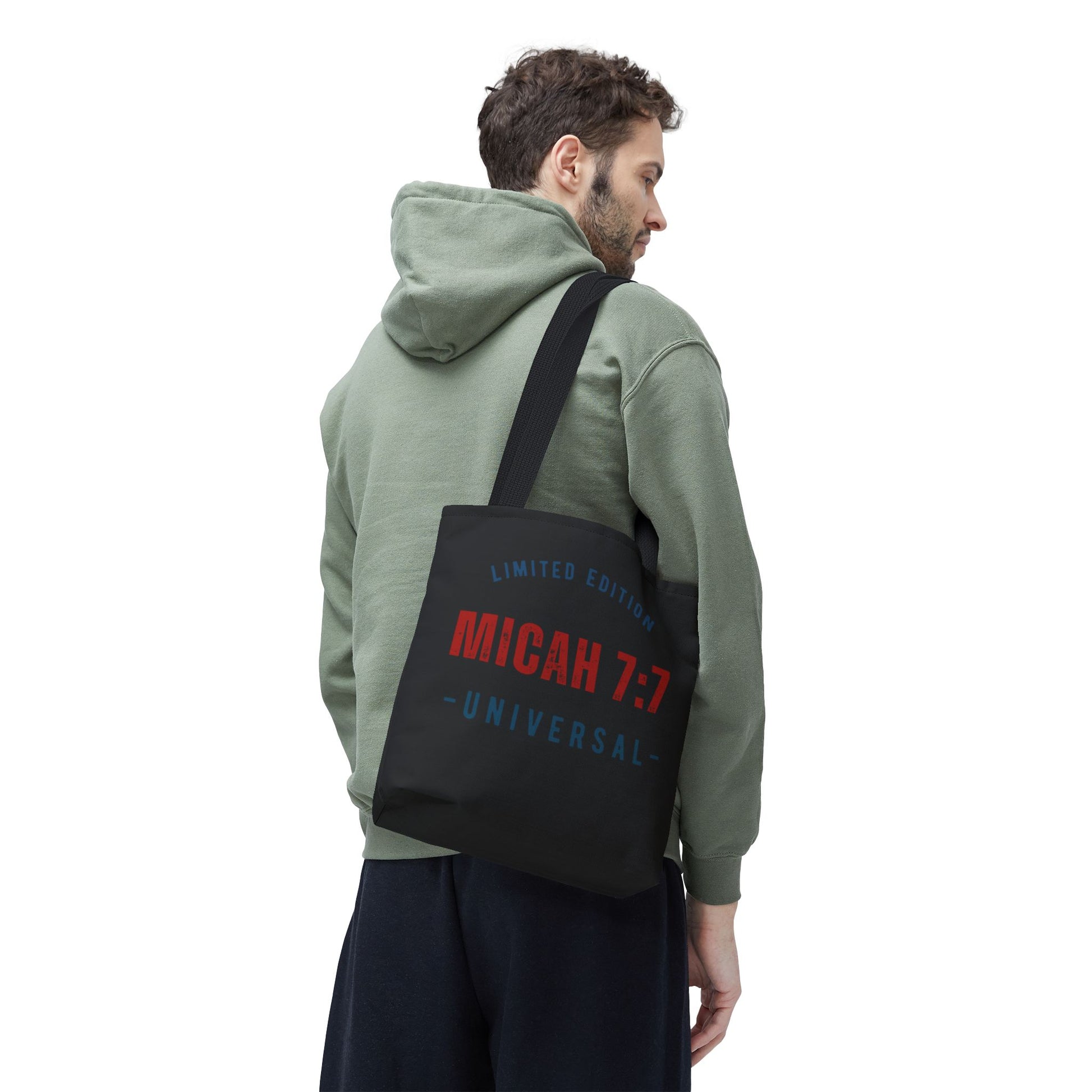 Limited Edition Micah 7:1 Tote Bag - Universal Design for Everyday Use, Gift, Eco-Friendly, Daily Essentials, Faith-Inspired