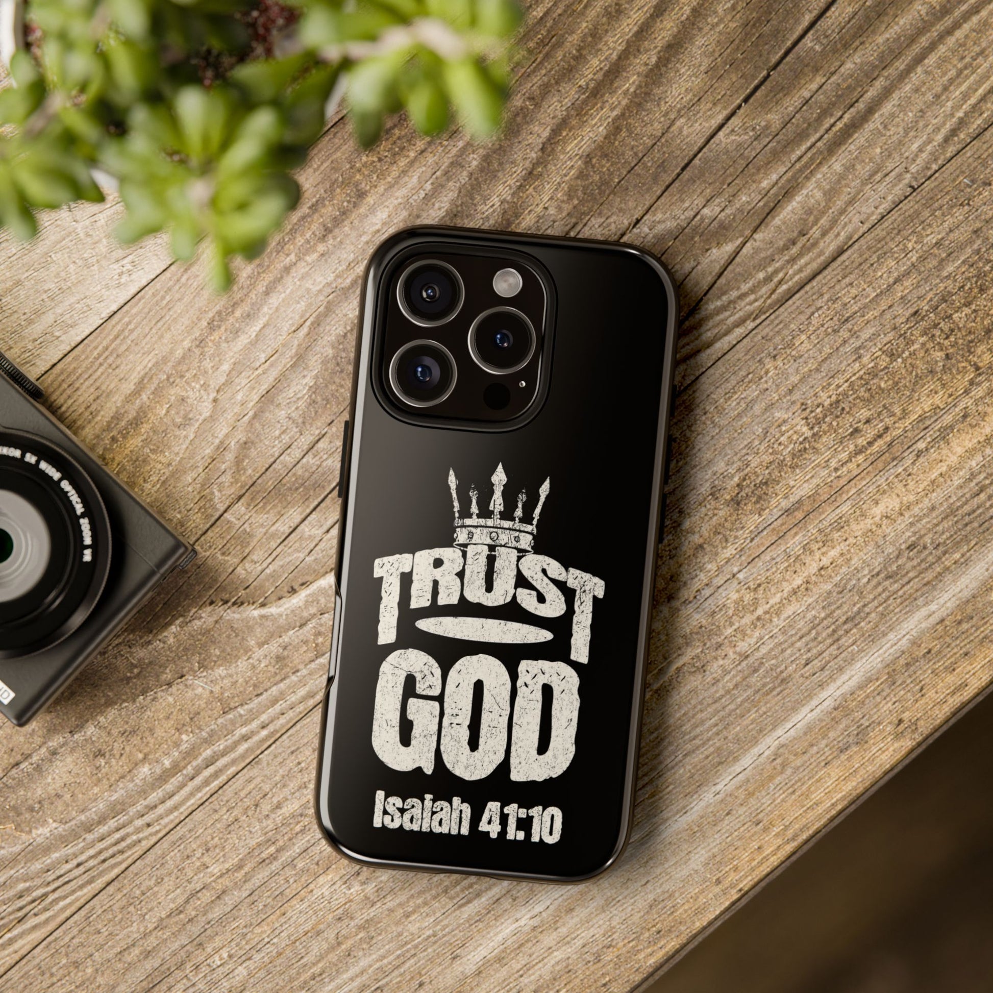 Trust God Isaiah 41:10 Phone Case – Faith Over Fear