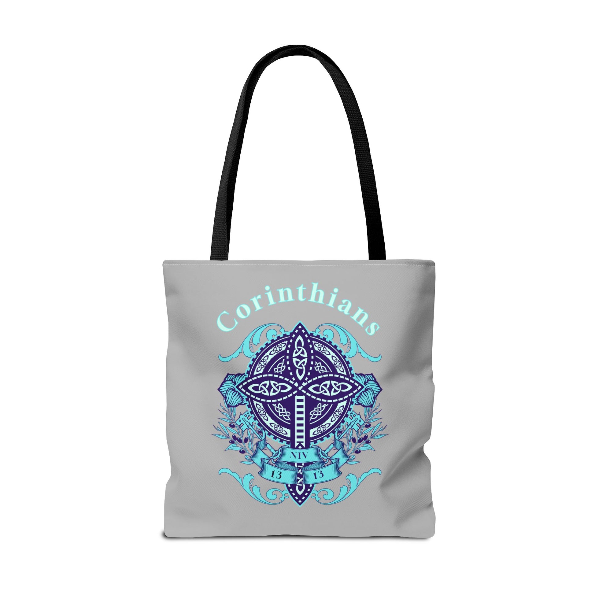 ⭐ Corinthians Cross Tote Bag – Celtic Faith-Inspired Carryall