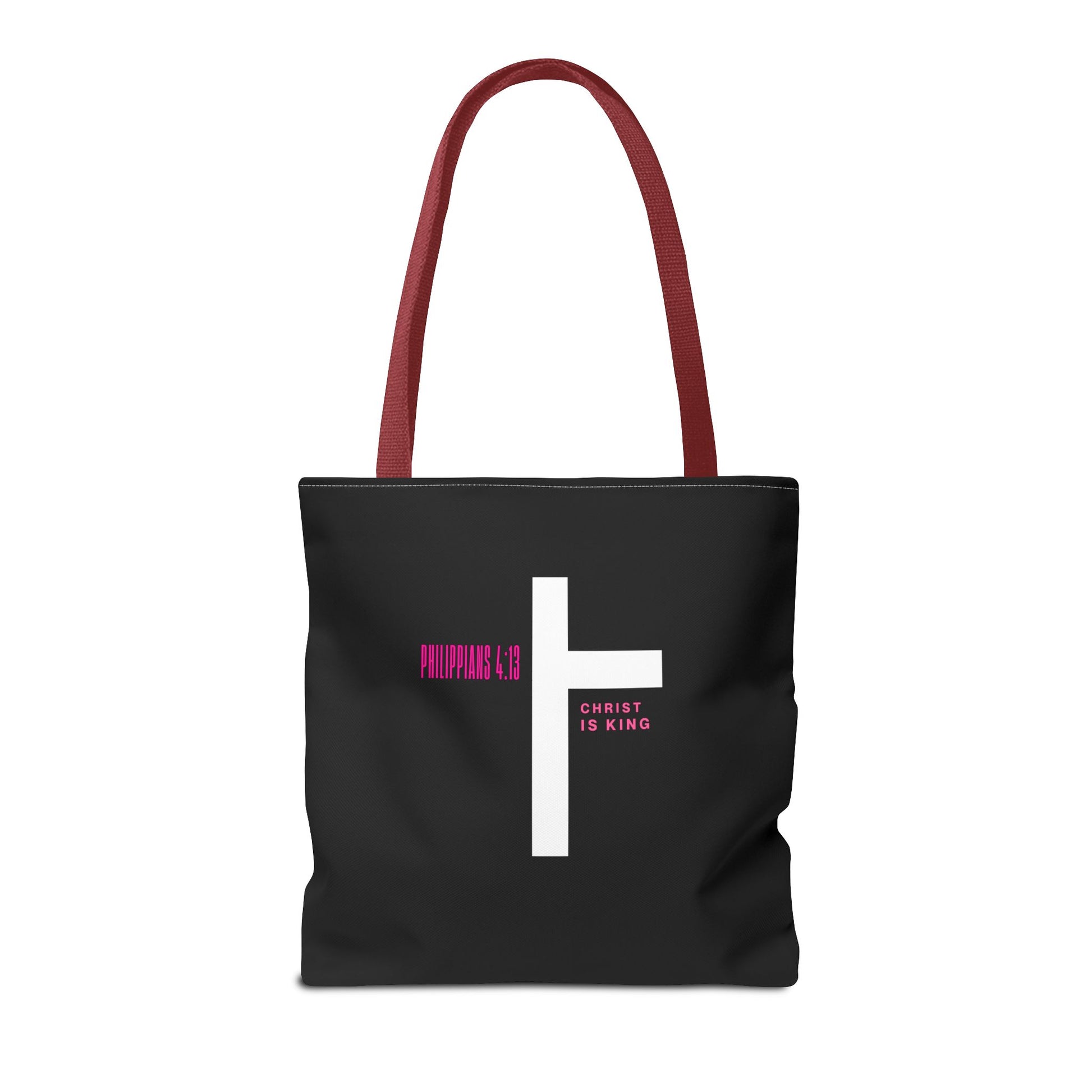 ⭐ Philippians 4:13 Tote Bag – Faith & Strength Statement Bag