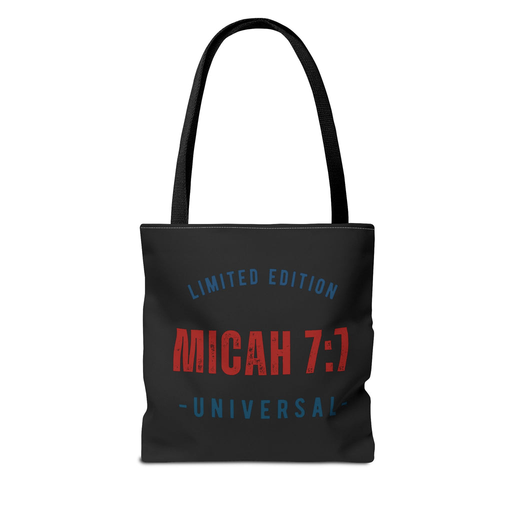 Limited Edition Micah 7:1 Tote Bag - Universal Design for Everyday Use, Gift, Eco-Friendly, Daily Essentials, Faith-Inspired