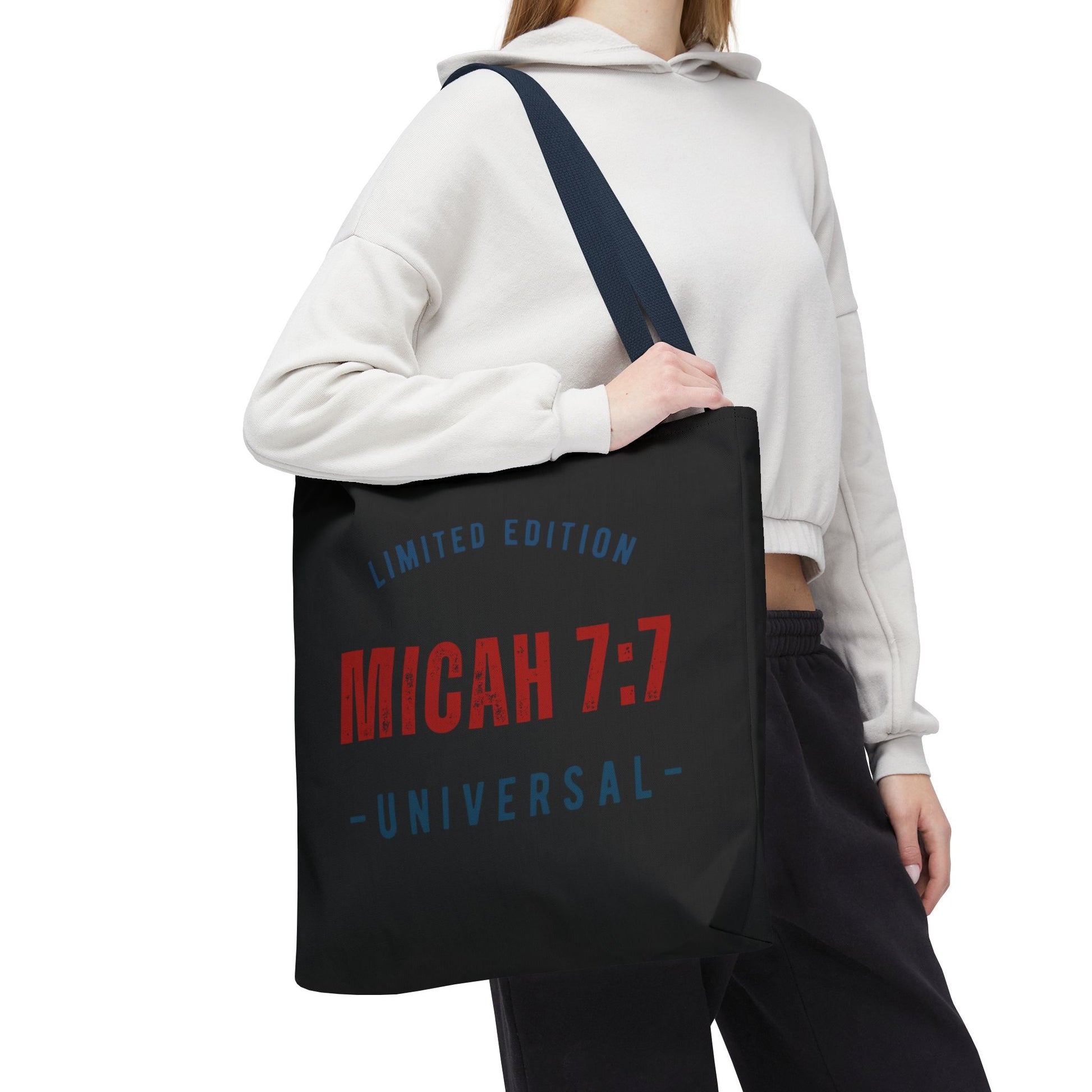 Limited Edition Micah 7:1 Tote Bag - Universal Design for Everyday Use, Gift, Eco-Friendly, Daily Essentials, Faith-Inspired