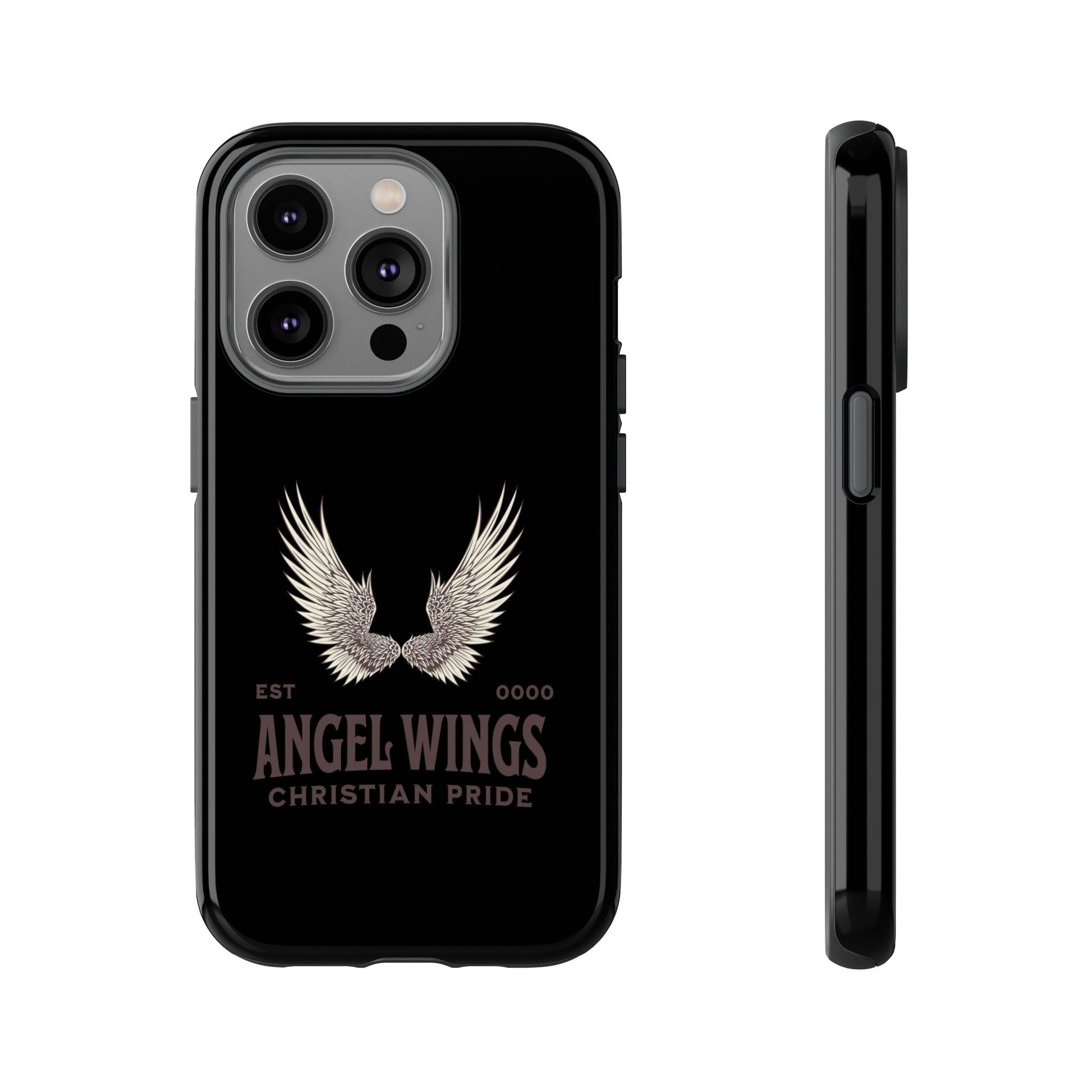 Angel Wings Phone Case - Tough Cases for Christian Pride, Unique Gift, Stylish Protection, Everyday Use, Angelic Design