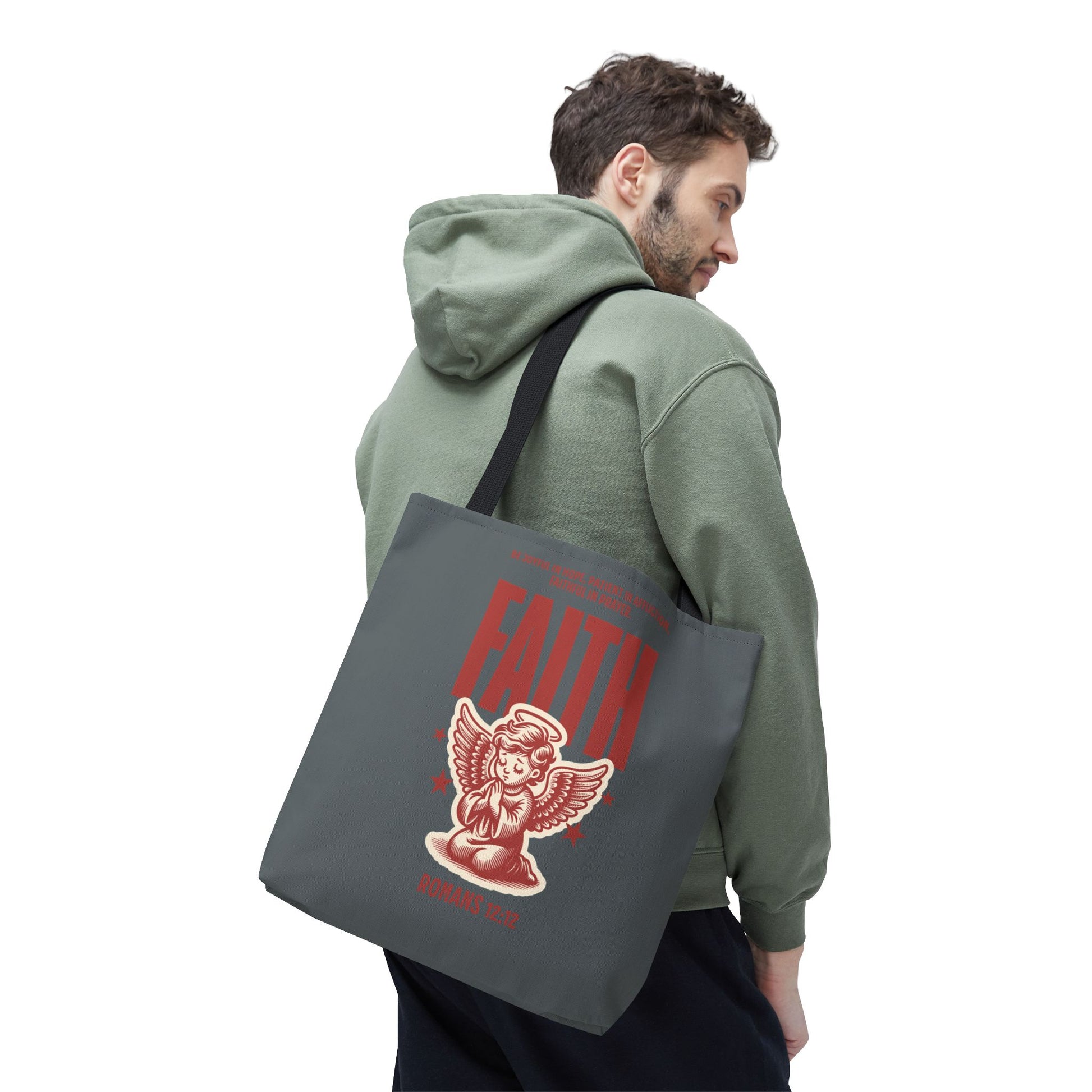 Faith-Inspired Tote Bag: Stylish & Versatile, Gift for Holidays, Shopping, Encouragement, Inspirational Gift, Eco-Friendly Bag