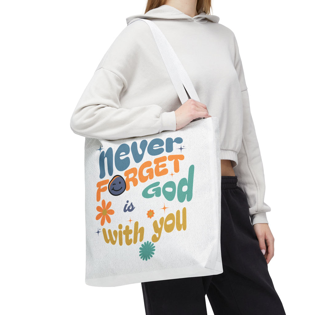 ⭐ Never Forget Tote Bag – Deuteronomy 31:6