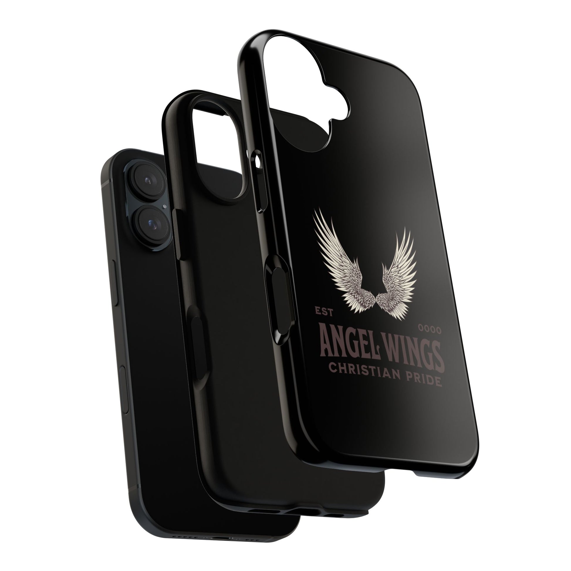 Angel Wings Phone Case - Tough Cases for Christian Pride, Unique Gift, Stylish Protection, Everyday Use, Angelic Design