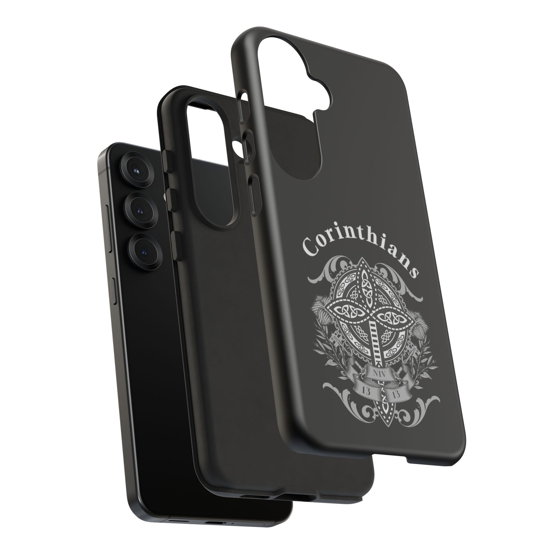 Corinthians Tough Case: Durable Phone Protection, Christian Gift, Unique Design, Trendy Accessory, Faith-Based Style