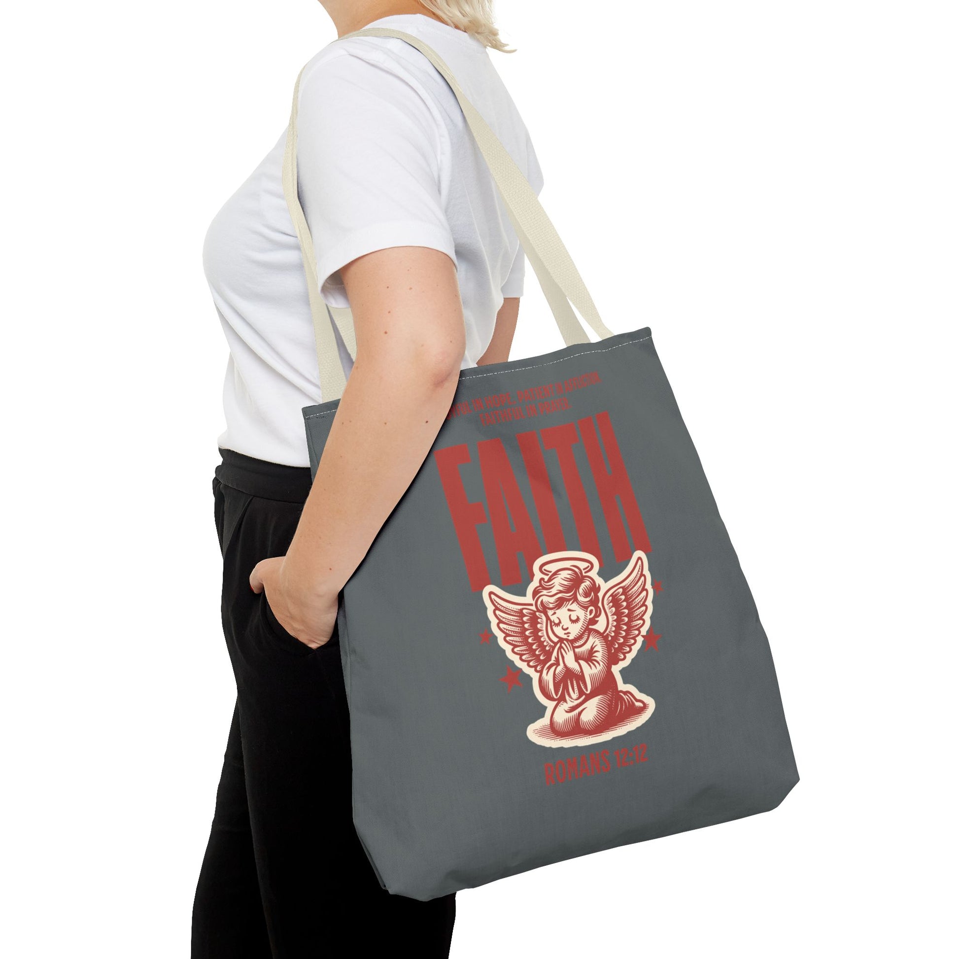 Faith-Inspired Tote Bag: Stylish & Versatile, Gift for Holidays, Shopping, Encouragement, Inspirational Gift, Eco-Friendly Bag