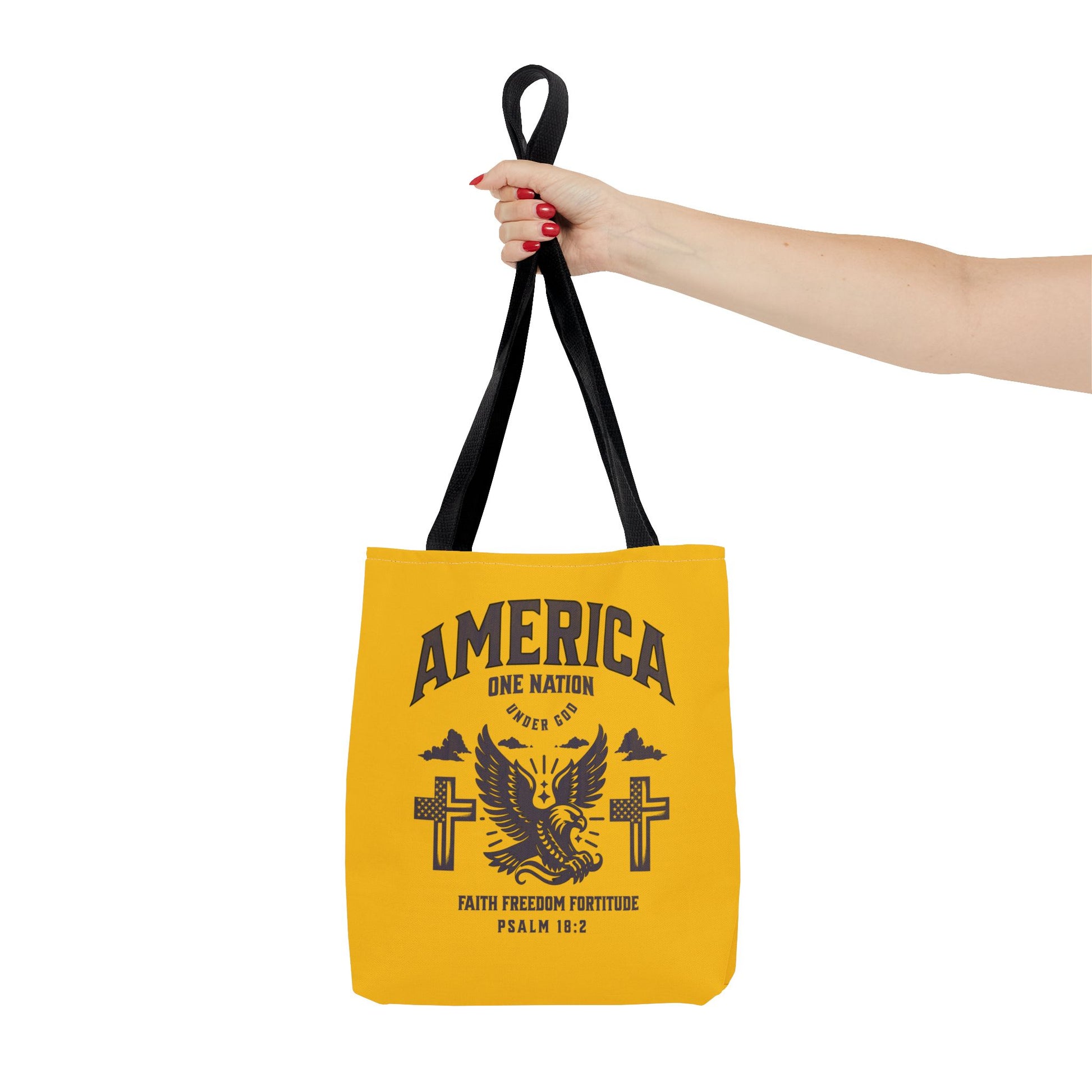 ⭐ America Faith Tote Bag – Bold Patriotic & Faith Statement