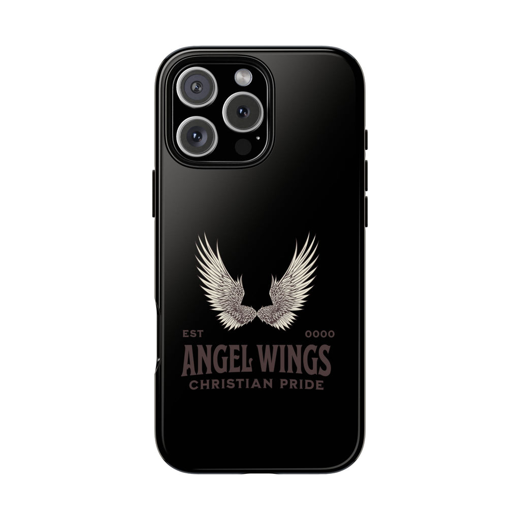 Angel Wings Phone Case - Tough Cases for Christian Pride, Unique Gift, Stylish Protection, Everyday Use, Angelic Design