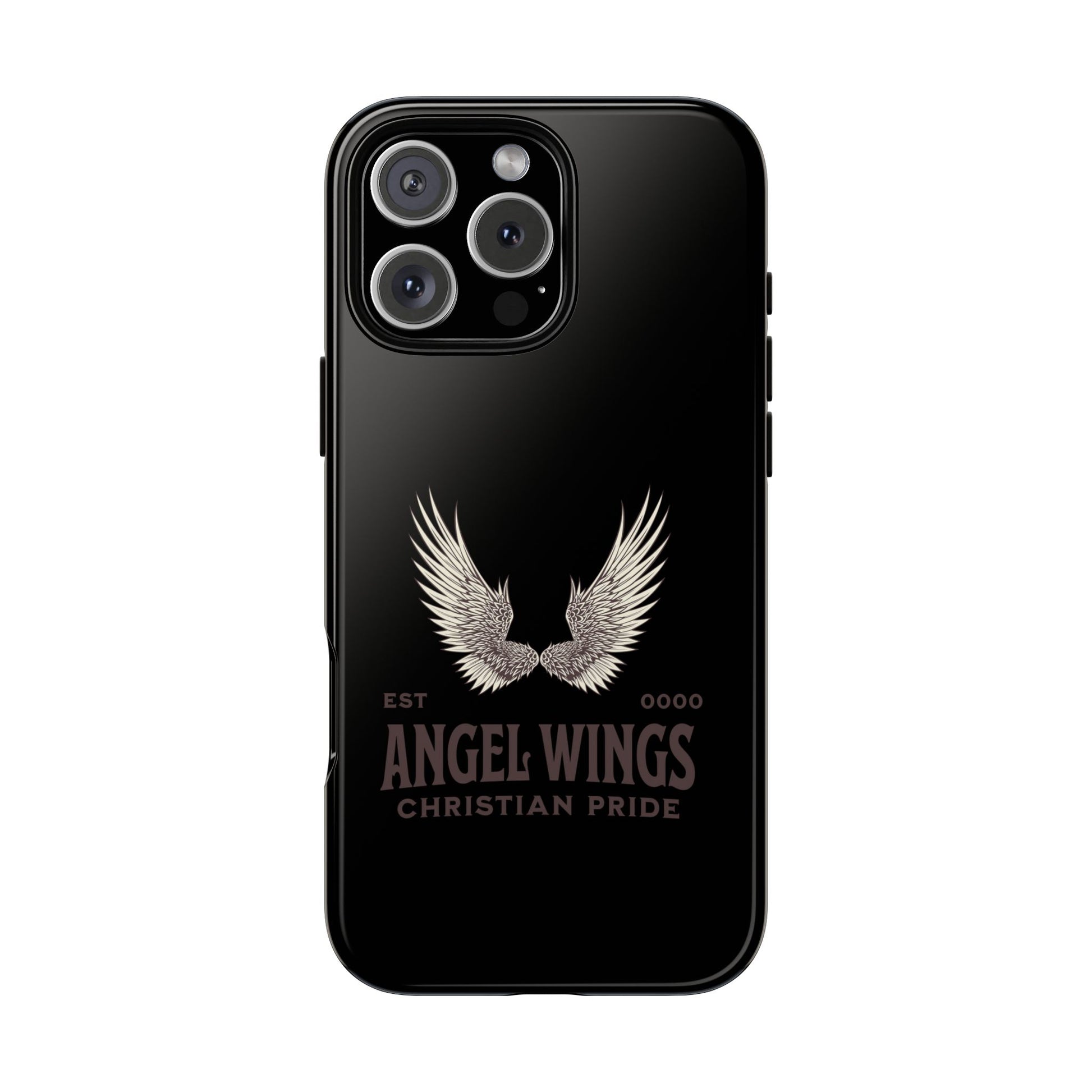 Angel Wings Phone Case - Tough Cases for Christian Pride, Unique Gift, Stylish Protection, Everyday Use, Angelic Design