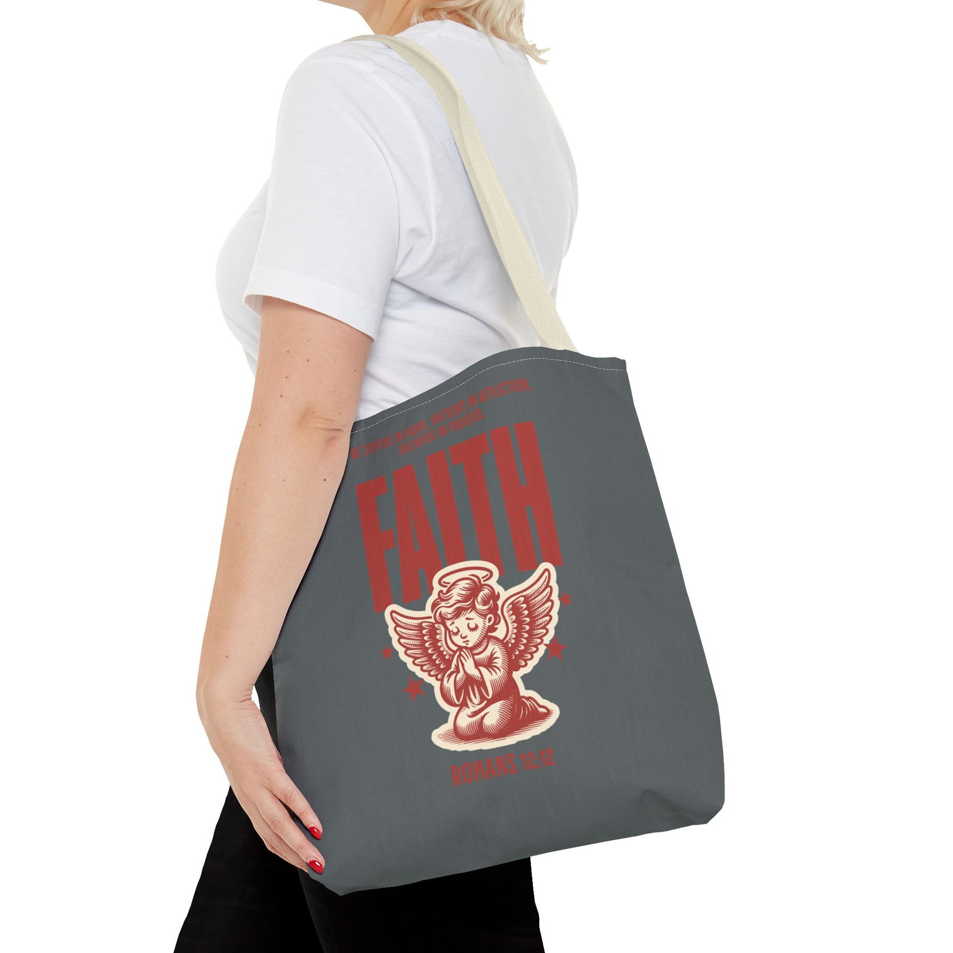Faith-Inspired Tote Bag: Stylish & Versatile, Gift for Holidays, Shopping, Encouragement, Inspirational Gift, Eco-Friendly Bag