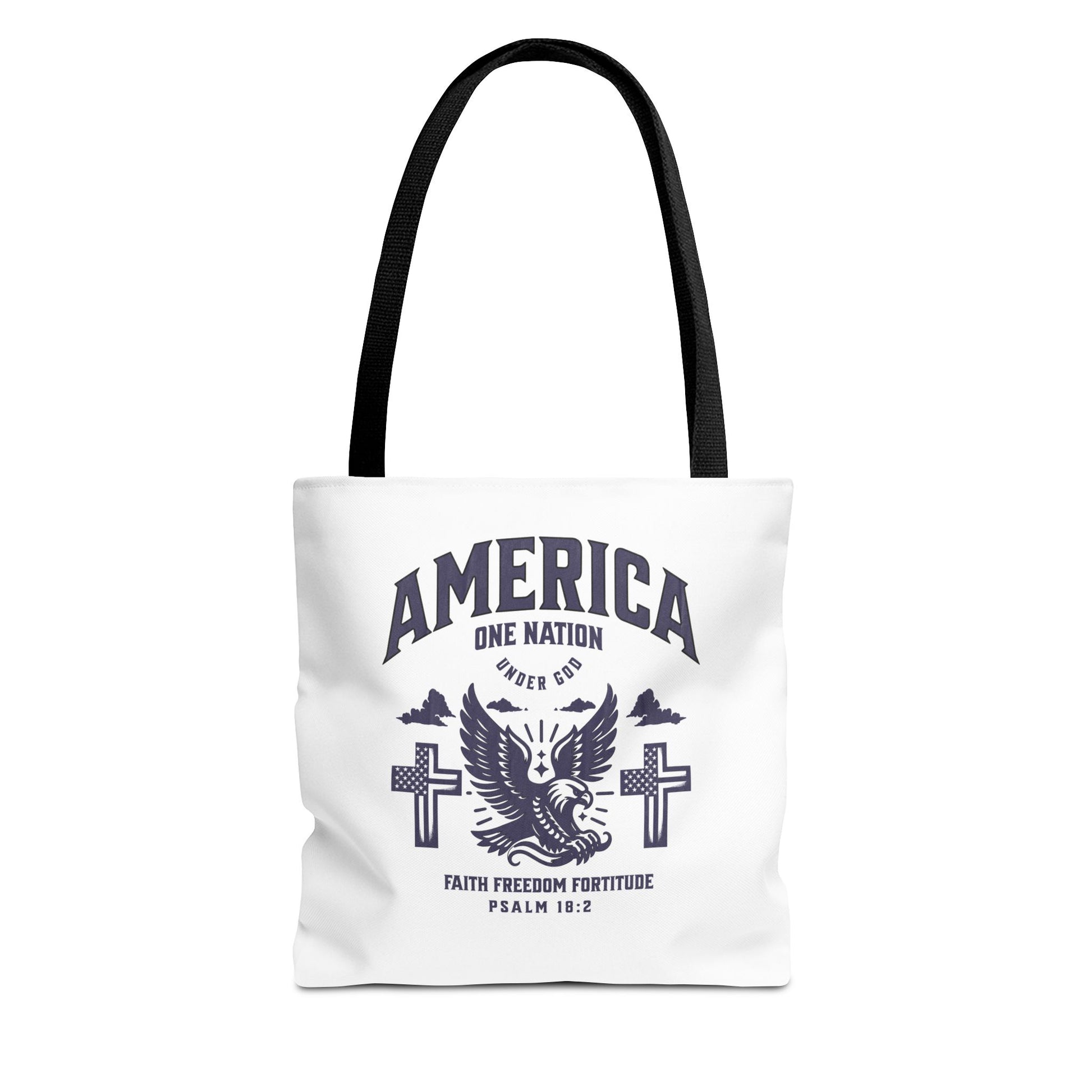 ⭐ America Faith Tote Bag – Bold Patriotic & Faith Statement