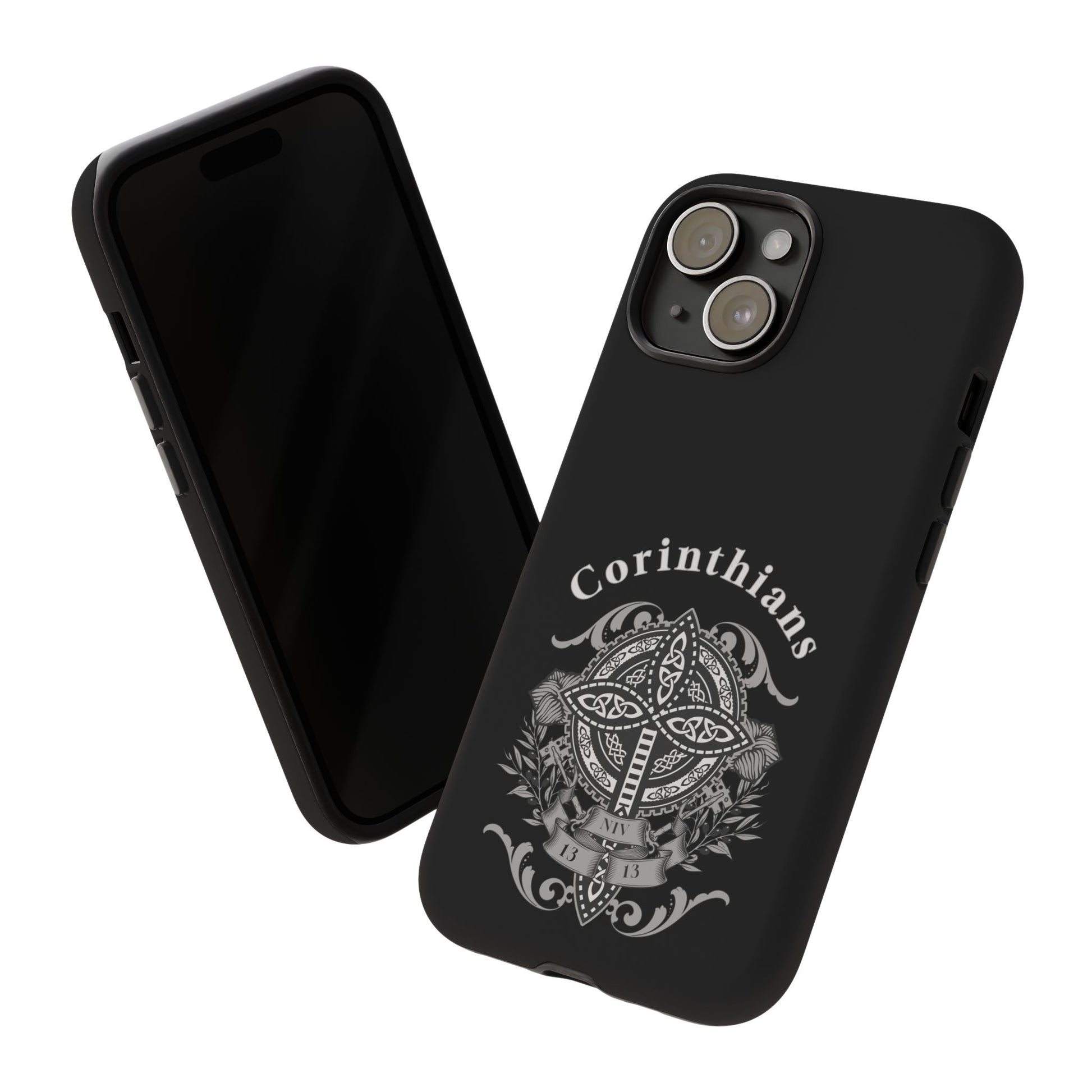 Corinthians Tough Case: Durable Phone Protection, Christian Gift, Unique Design, Trendy Accessory, Faith-Based Style