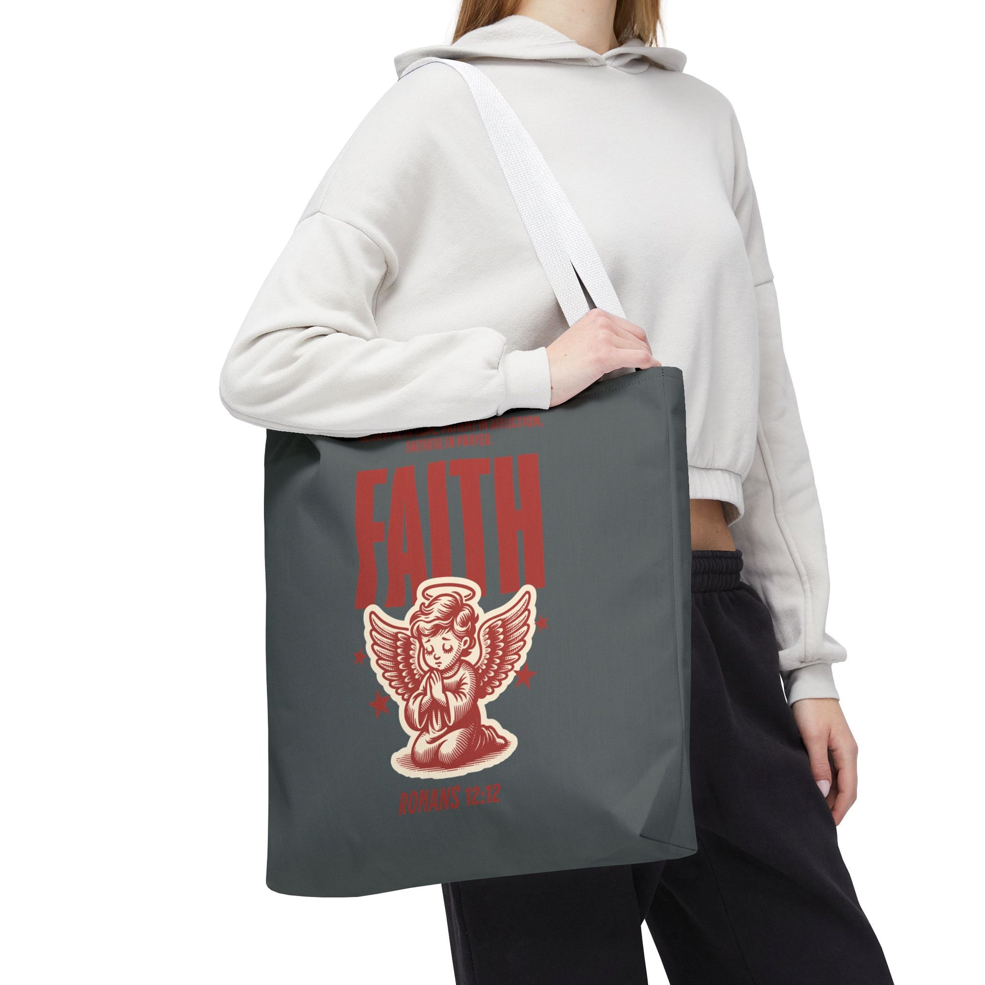 Faith-Inspired Tote Bag: Stylish & Versatile, Gift for Holidays, Shopping, Encouragement, Inspirational Gift, Eco-Friendly Bag