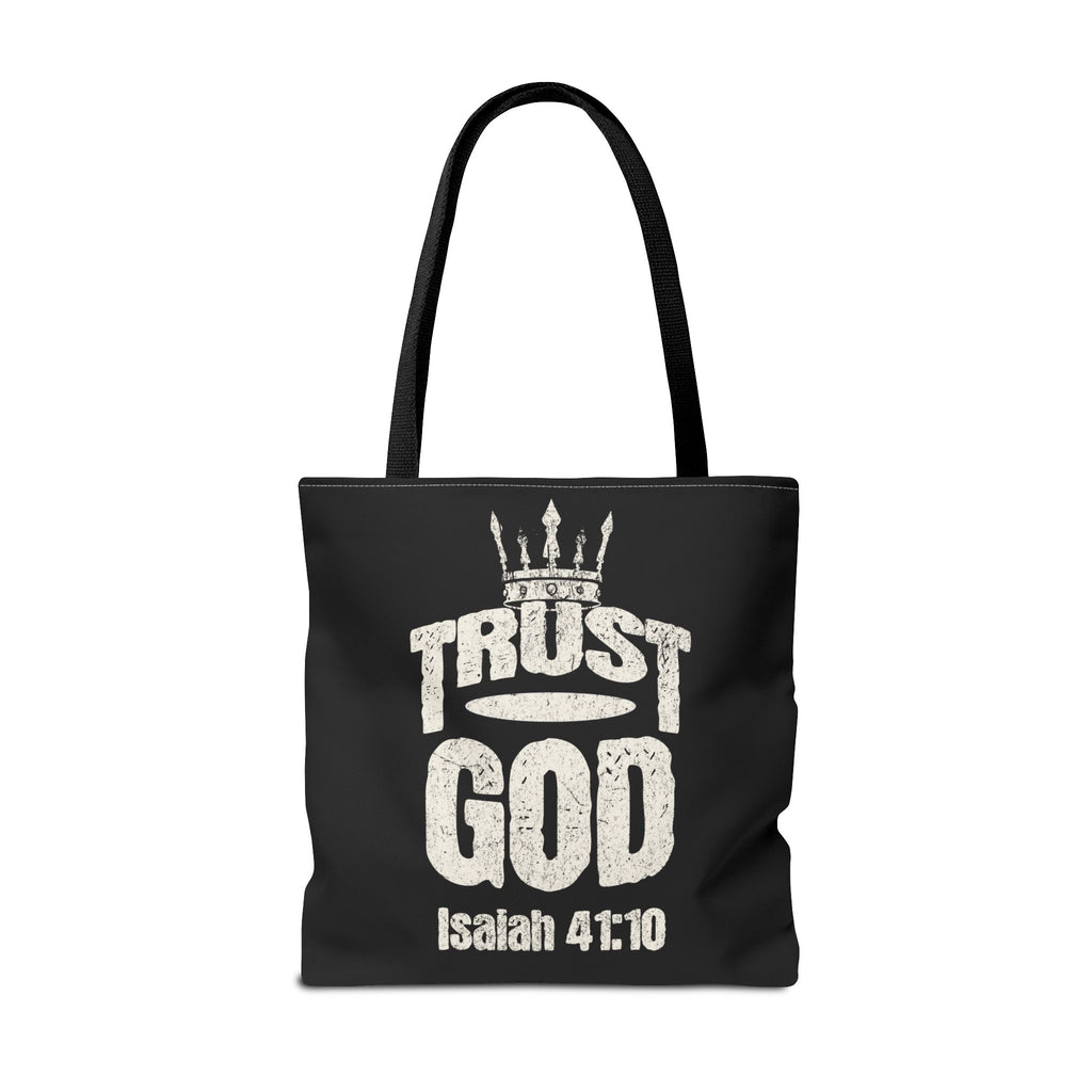 ✝️ Trust God – Isaiah 41:10 Christian Tote Bag