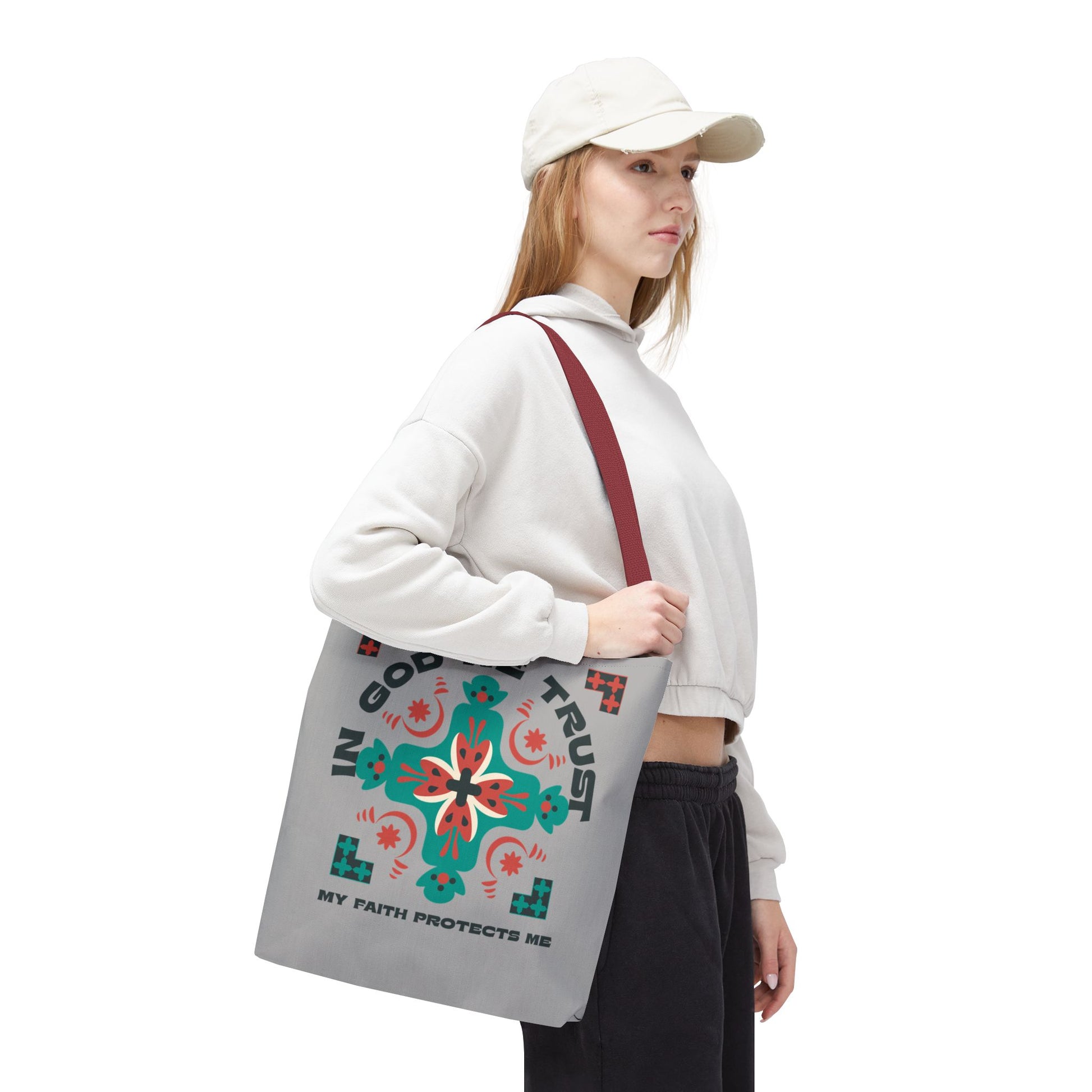 Faith-Inspired Tote Bag, Spiritual Shopper, Inspirational Gift, Religious Tote, Christian Accessory, Everyday Use