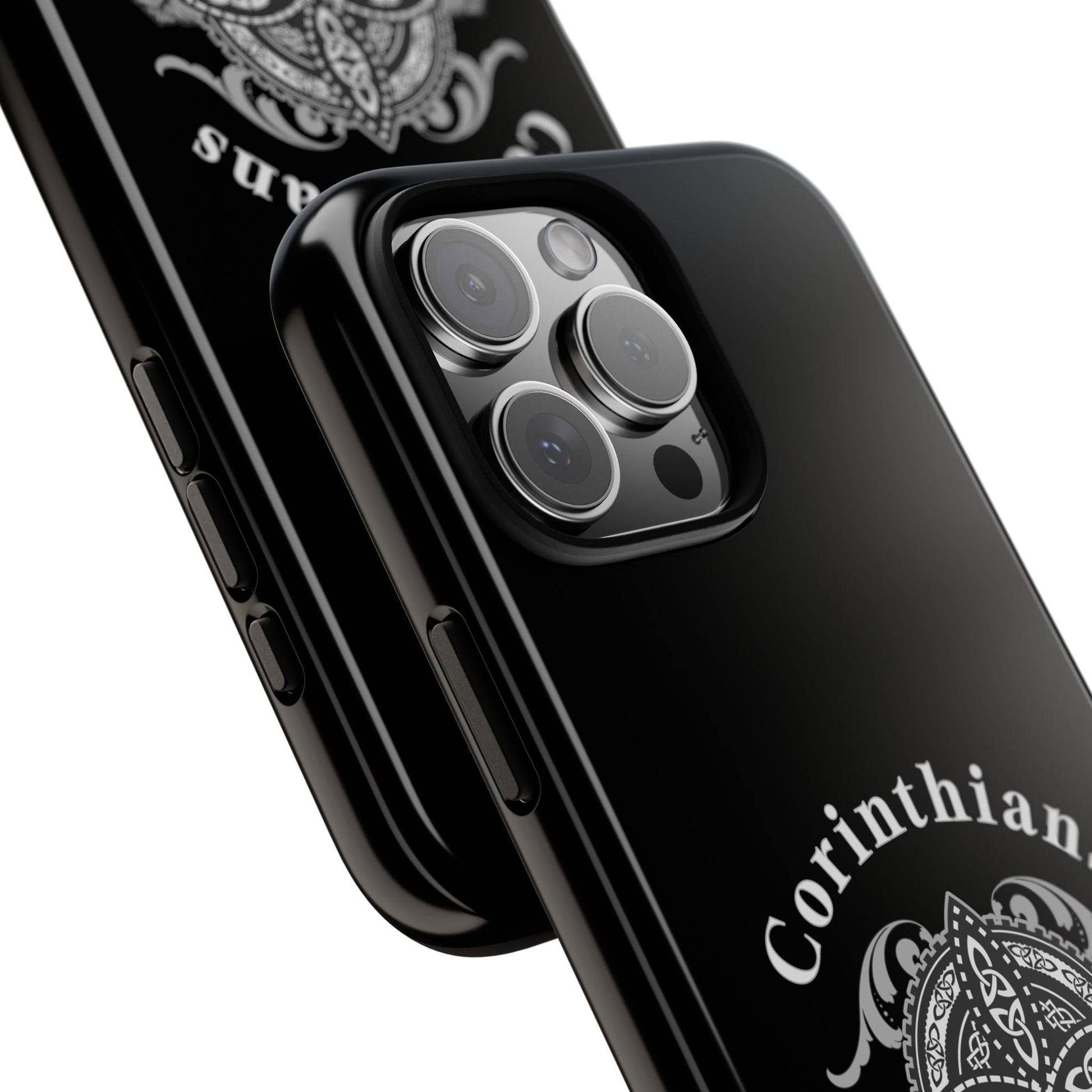 Corinthians Tough Case: Durable Phone Protection, Christian Gift, Unique Design, Trendy Accessory, Faith-Based Style