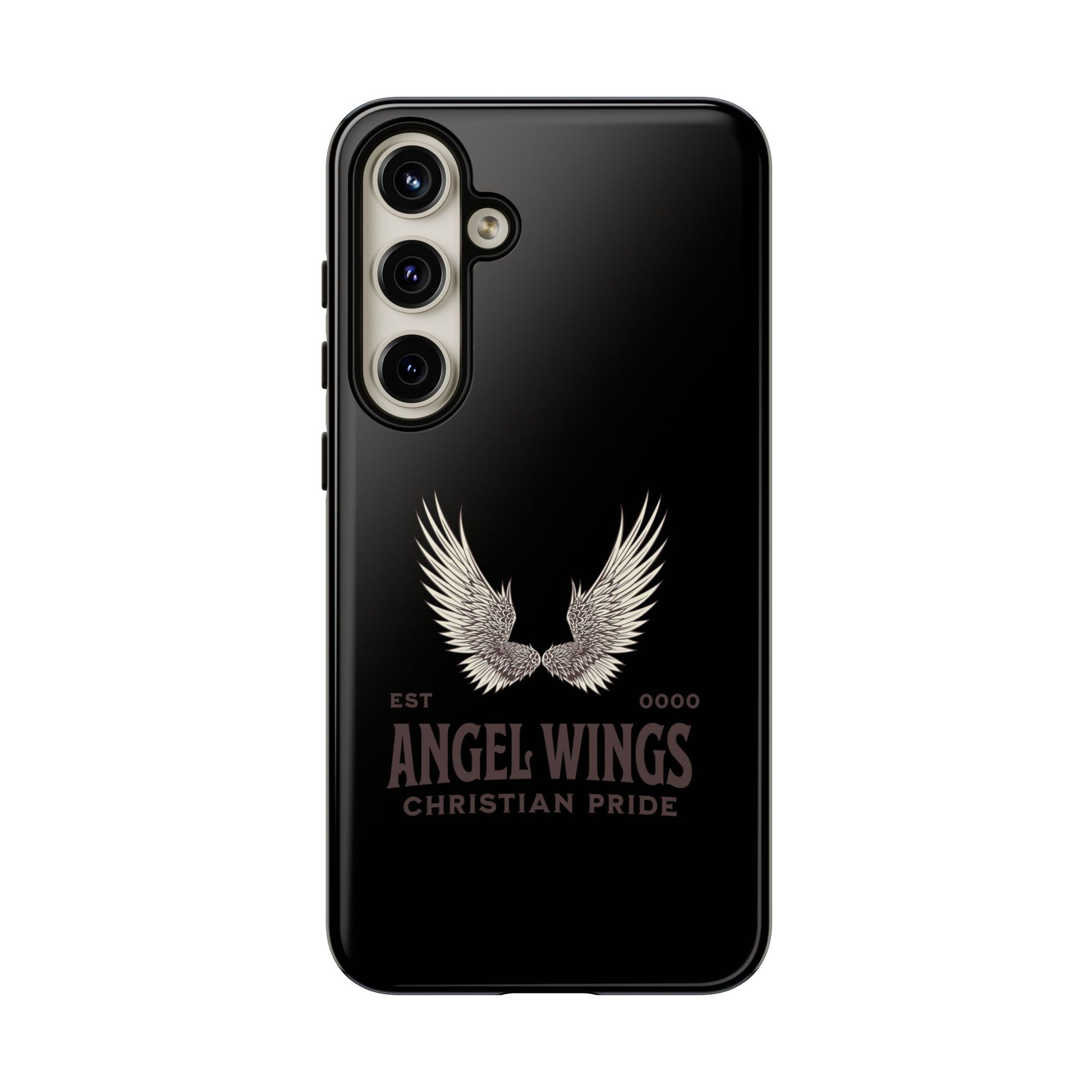 Angel Wings Phone Case - Tough Cases for Christian Pride, Unique Gift, Stylish Protection, Everyday Use, Angelic Design