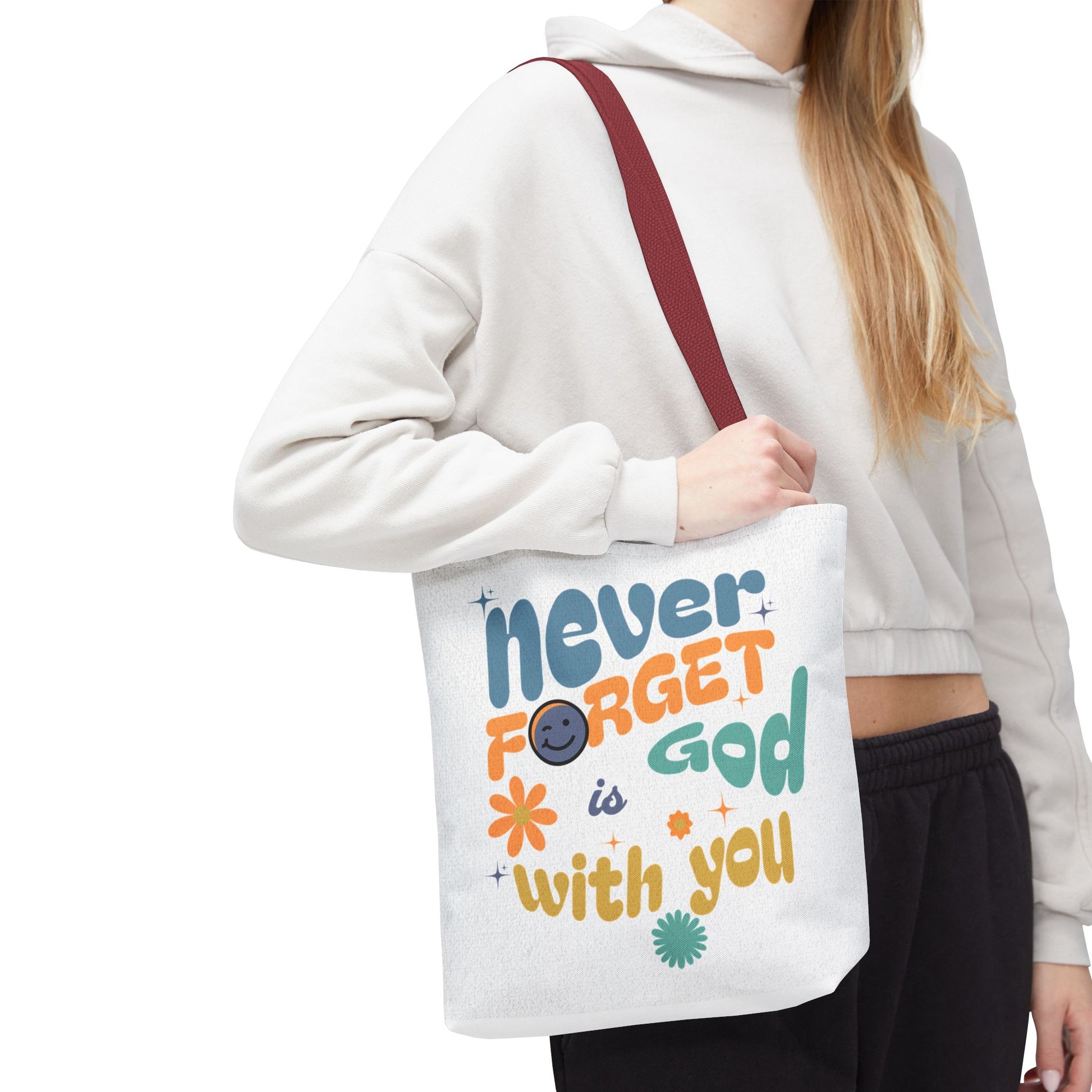 ⭐ Never Forget Tote Bag – Deuteronomy 31:6