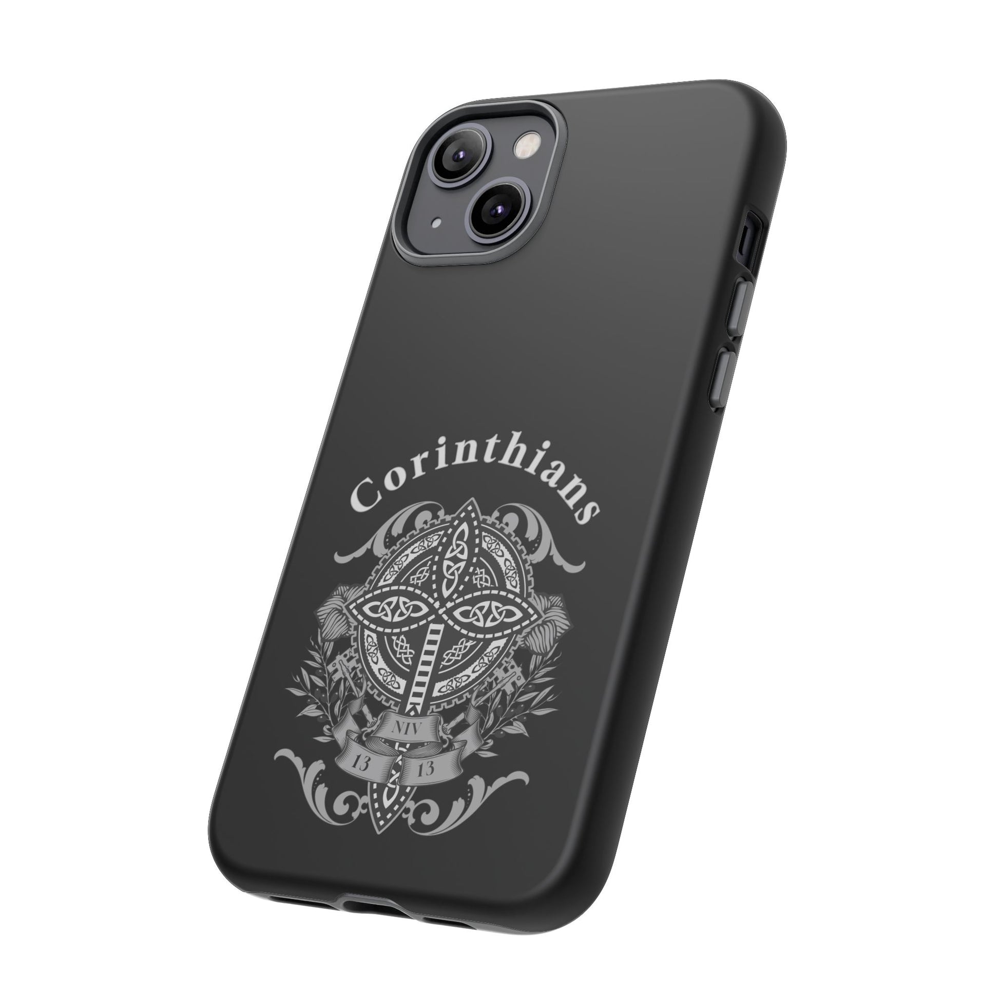 Corinthians Tough Case: Durable Phone Protection, Christian Gift, Unique Design, Trendy Accessory, Faith-Based Style
