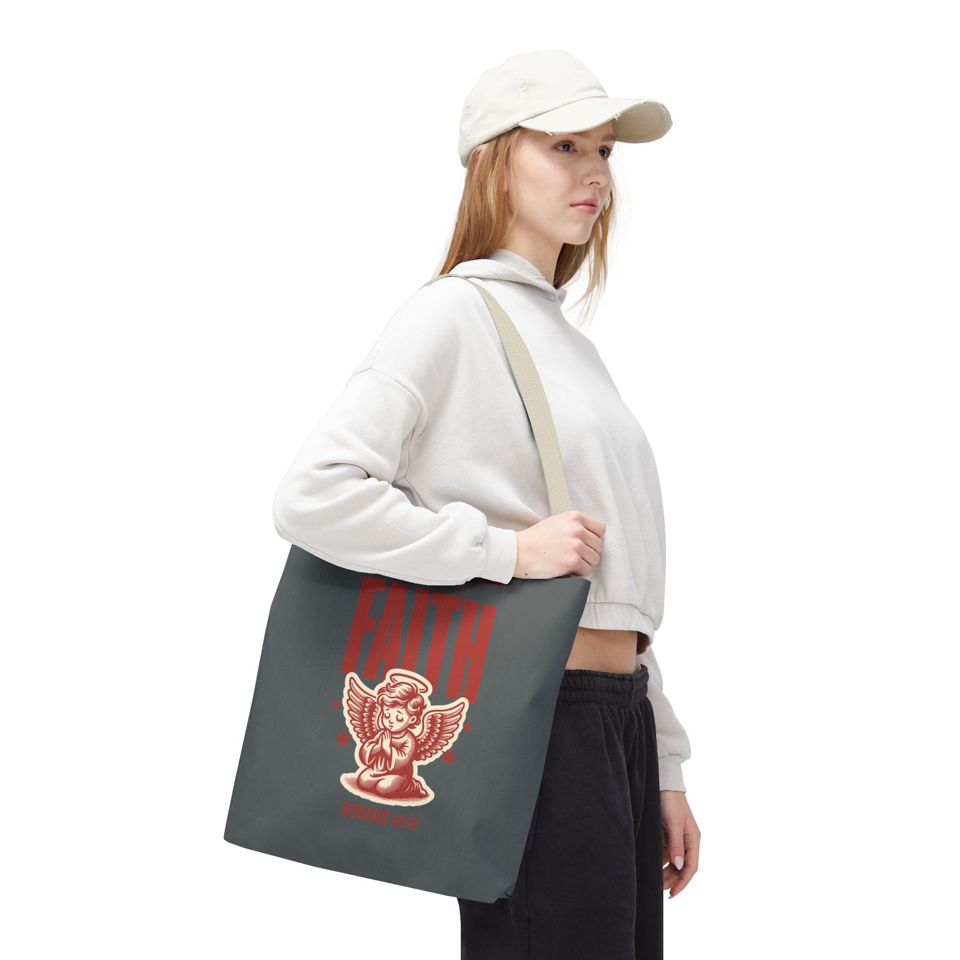 Faith-Inspired Tote Bag: Stylish & Versatile, Gift for Holidays, Shopping, Encouragement, Inspirational Gift, Eco-Friendly Bag