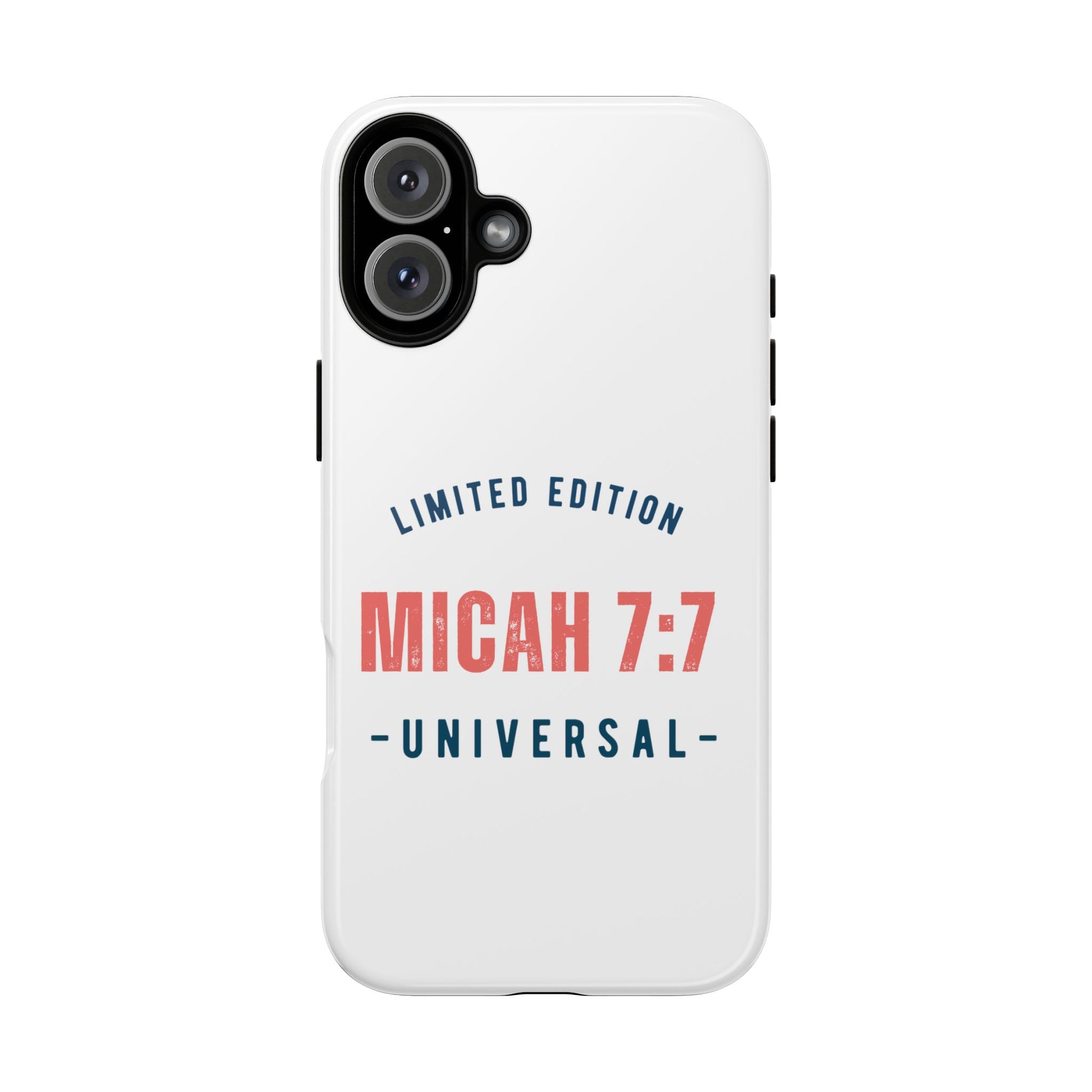 ⭐ Micah 7:7 Limited Edition Phone Case | Inspirational Gift | Tough Protective Case for Christians | Bible Verse Merchandise