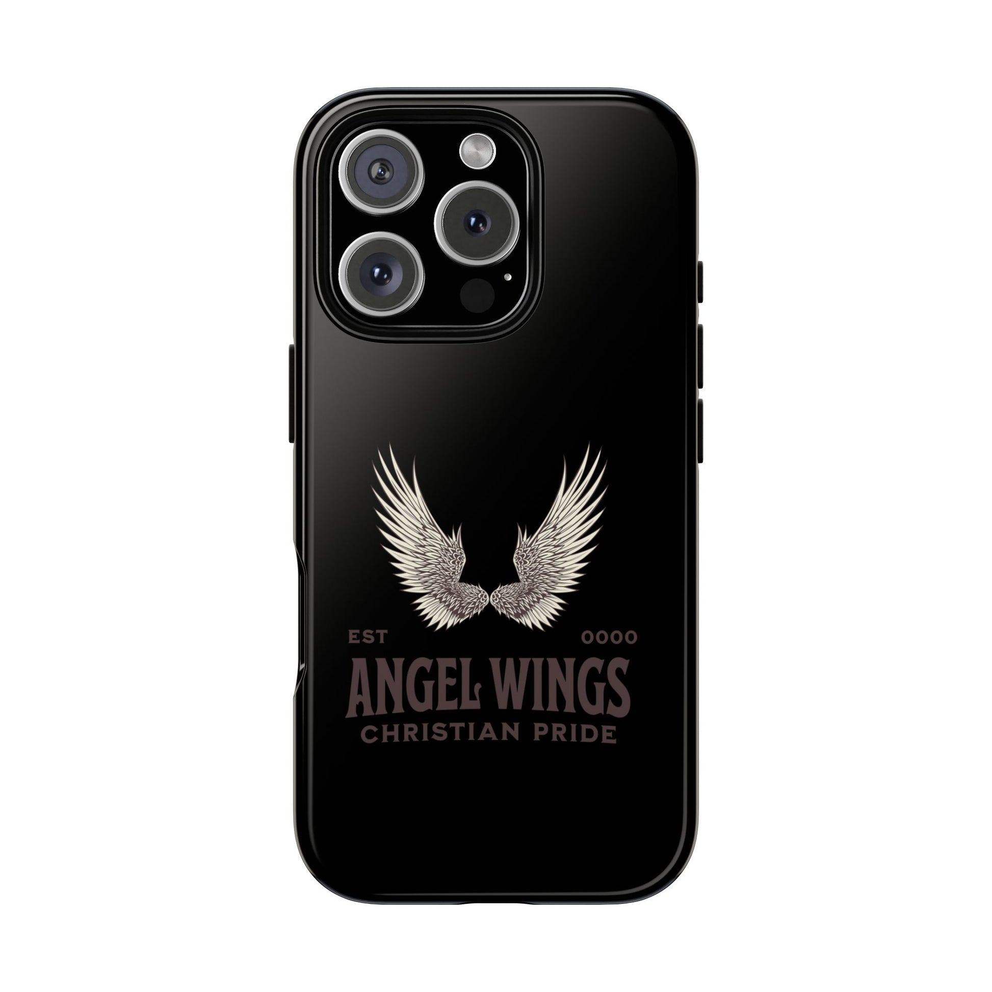 Angel Wings Phone Case - Tough Cases for Christian Pride, Unique Gift, Stylish Protection, Everyday Use, Angelic Design