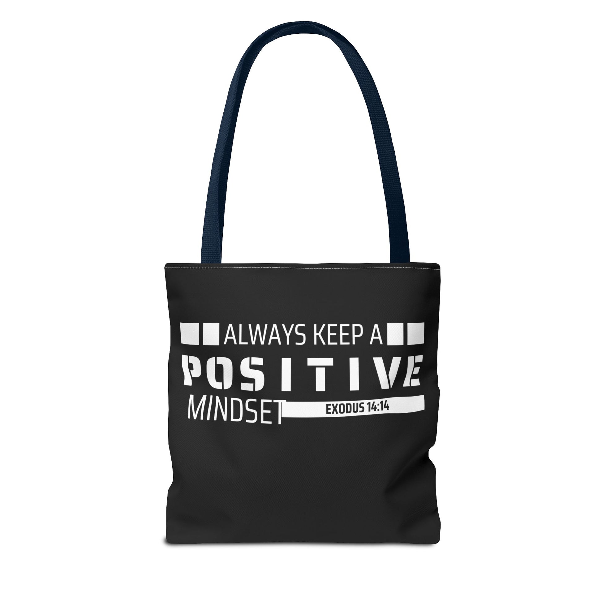 Always Keep A Positive Mindset Tote Bag, Inspirational Bag, Eco-Friendly Carryall, Motivational Gift, Affirmation Tote, Daily Reminder