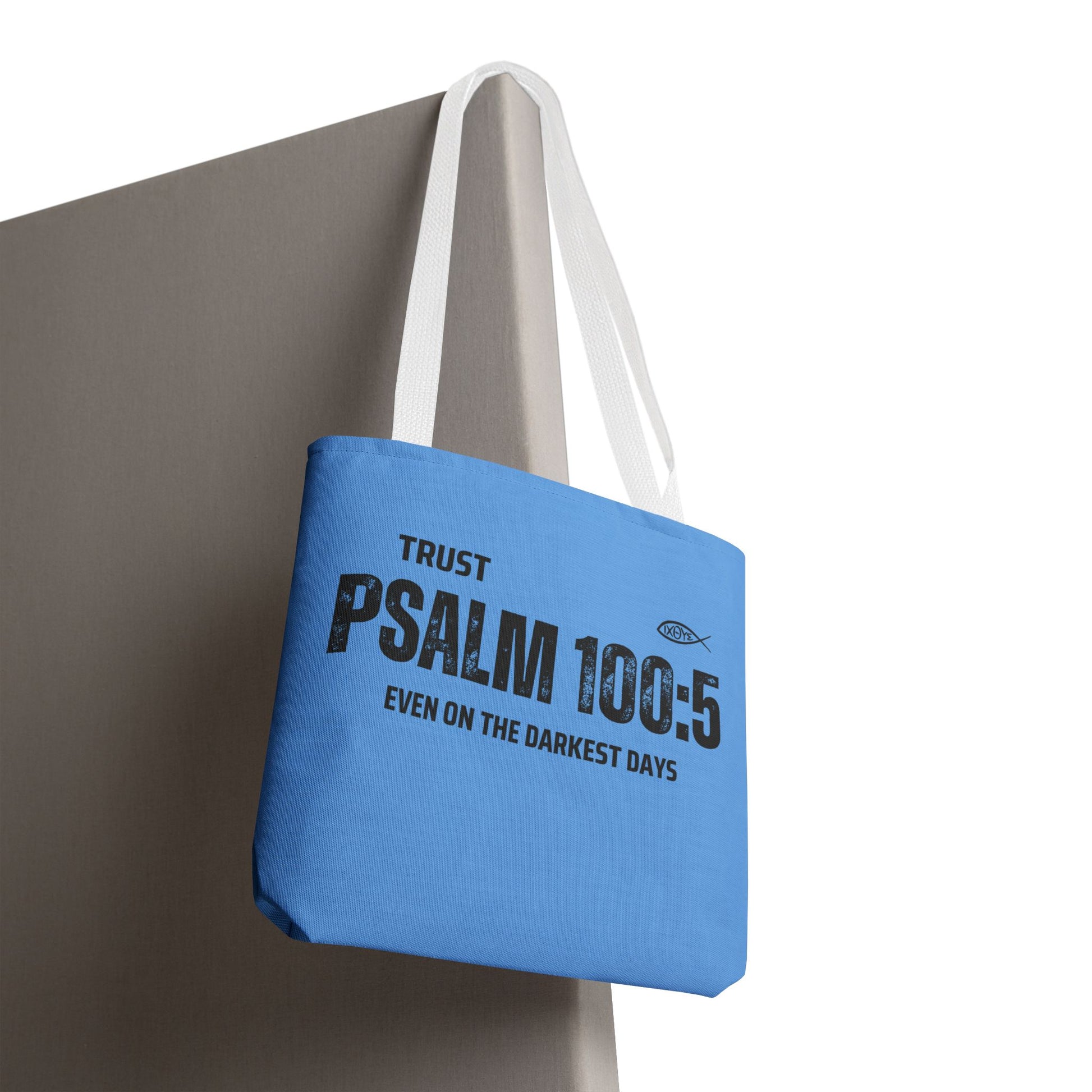 Inspirational Tote Bag - Trust Psalm 100:5, Faithful Christian Gift, Encouragement Accessory, Sustainable Shopping Bag, Inspirational [...]