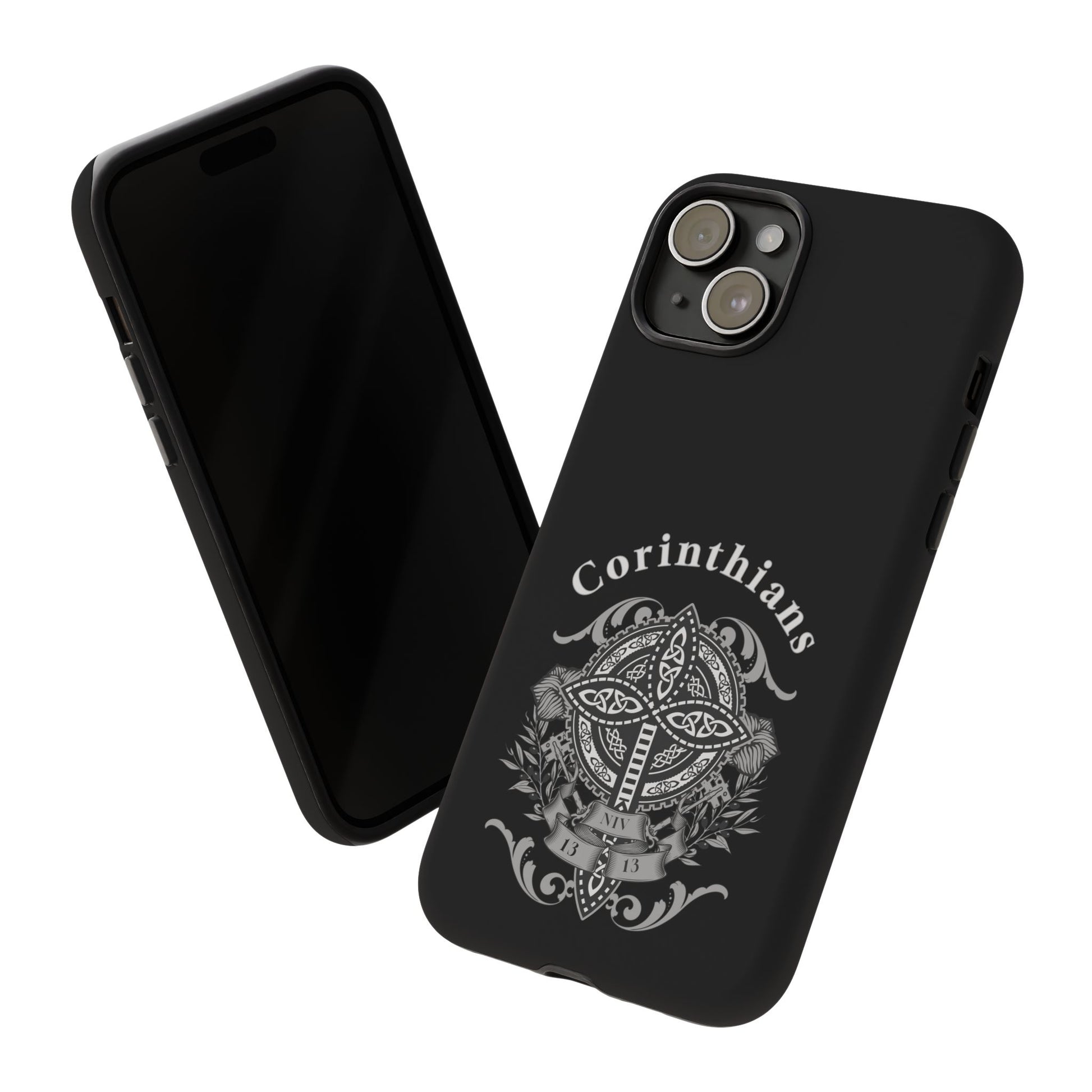 Corinthians Tough Case: Durable Phone Protection, Christian Gift, Unique Design, Trendy Accessory, Faith-Based Style