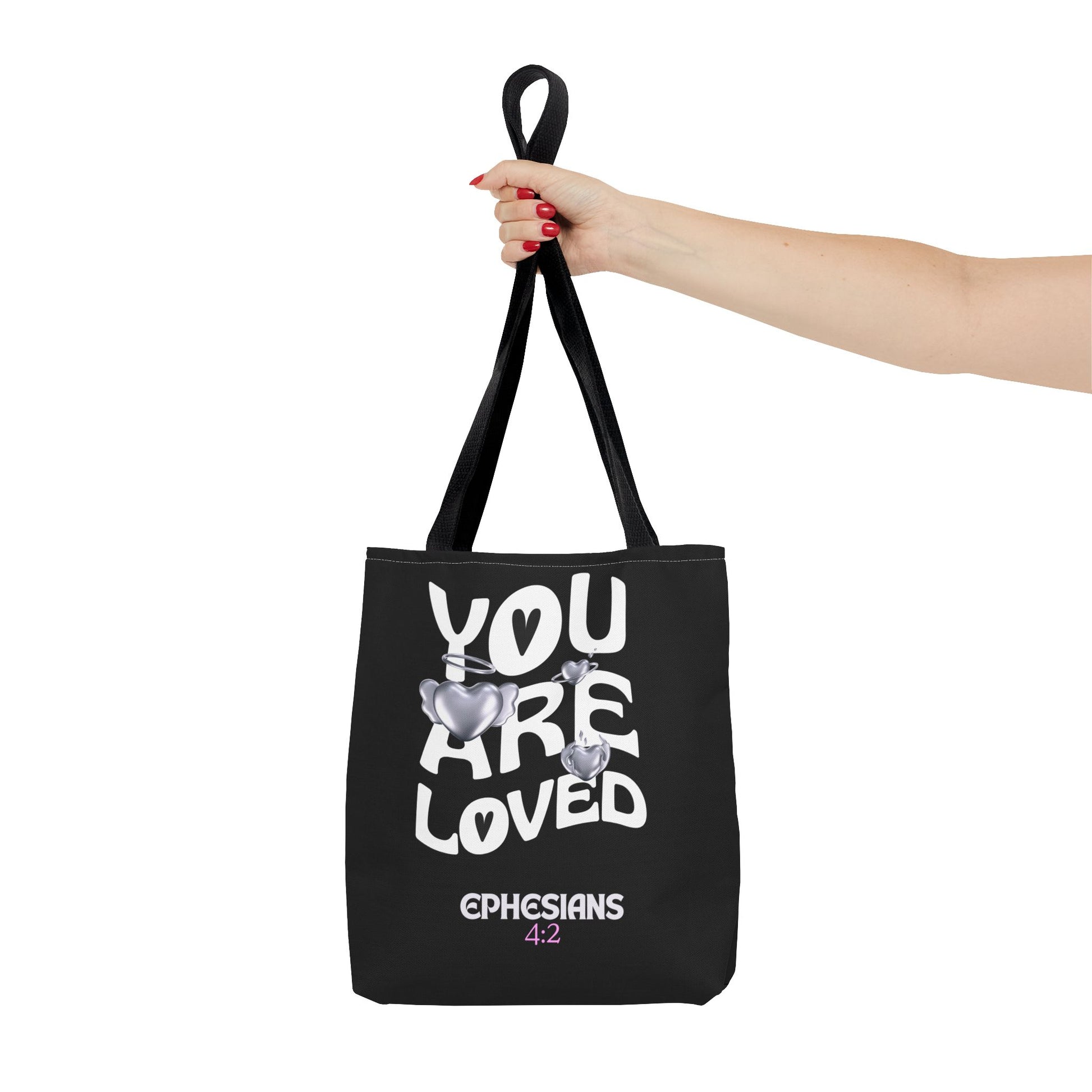 ⭐ "You Are Loved" Tote Bag – Ephesians 4:2