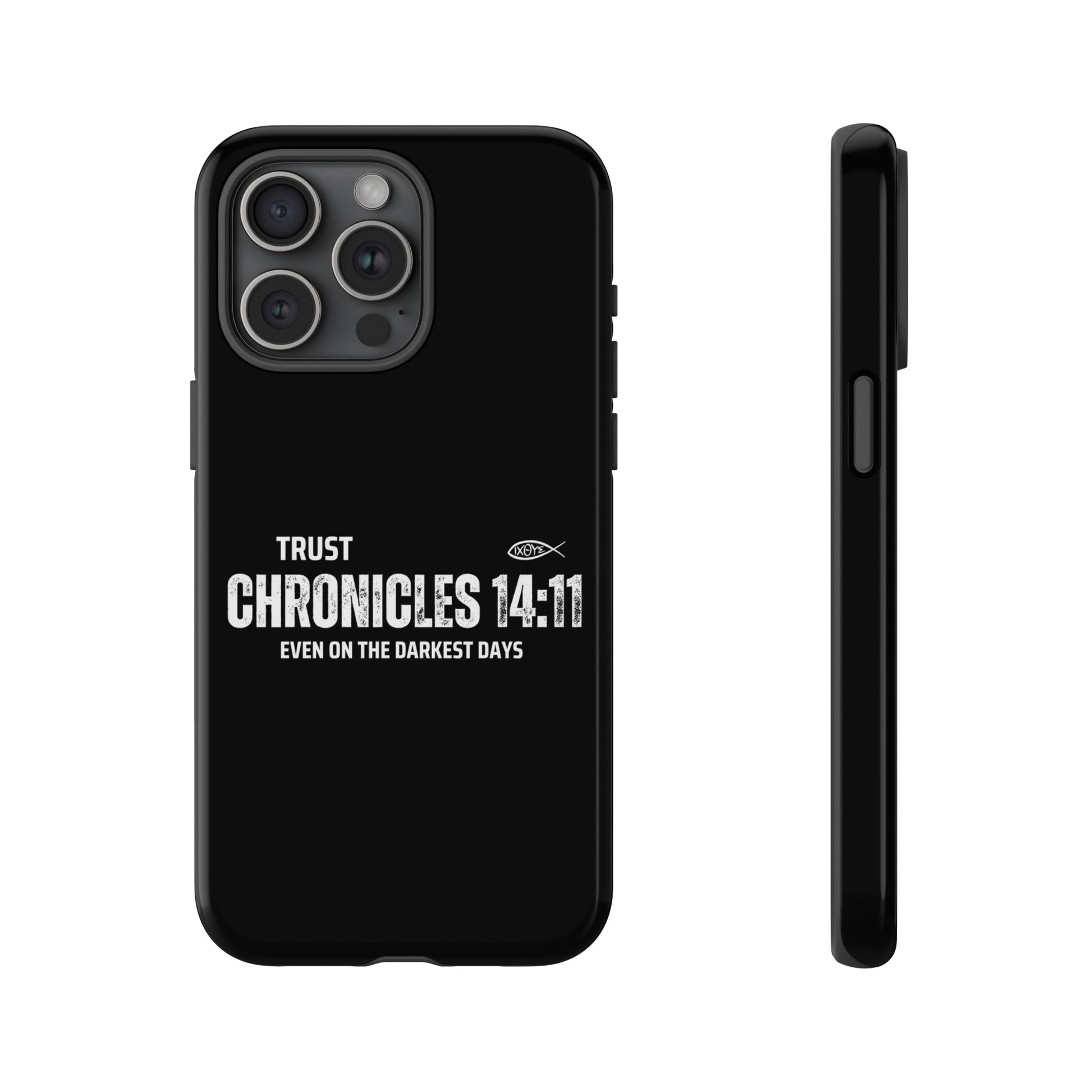 ⭐ Trust in God 2 Chronicles 14:11 Phone Case – Strength for the Hardest Days