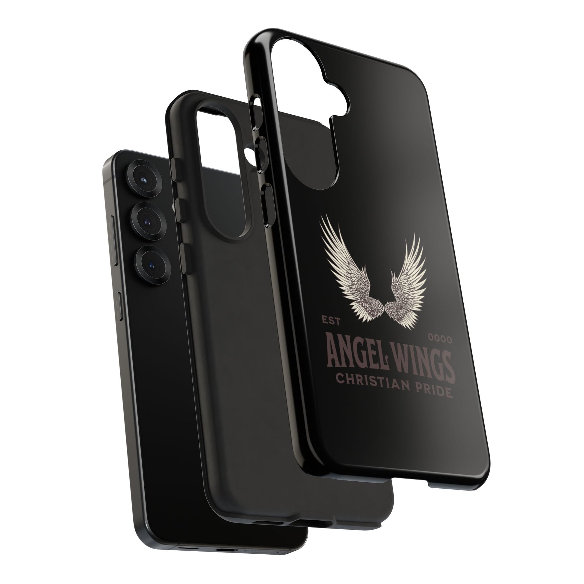 Angel Wings Phone Case - Tough Cases for Christian Pride, Unique Gift, Stylish Protection, Everyday Use, Angelic Design
