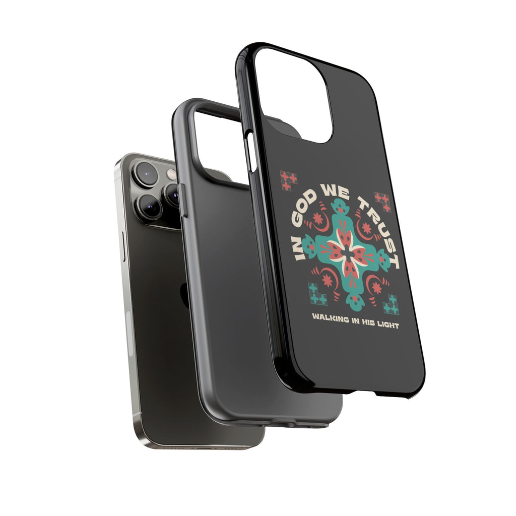 Tough Cases - In God We Trust Phone Case, Spiritual Phone Protector, Christian Cell Cover, Faith-based Accessory, Inspirational Gift