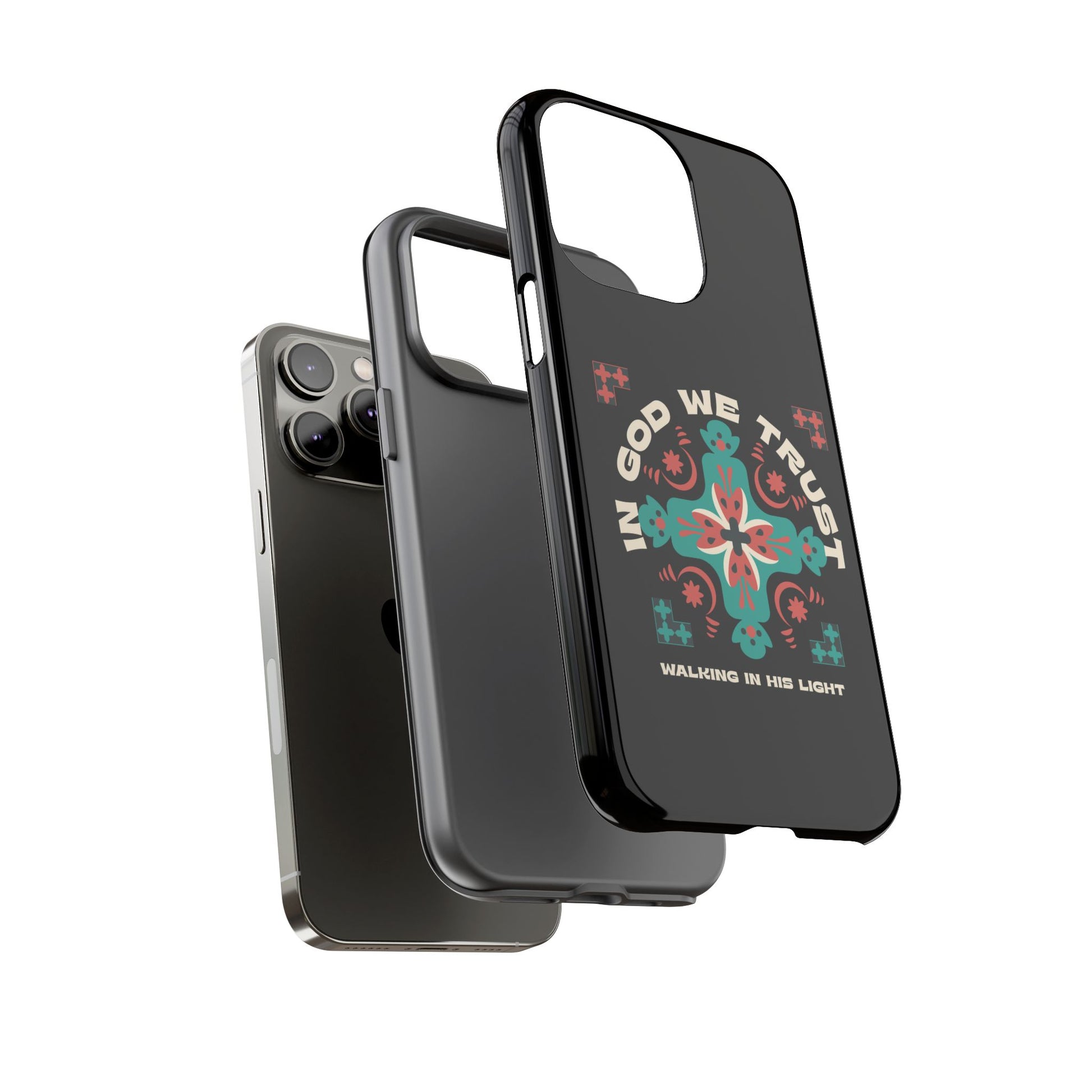 Tough Cases - In God We Trust Phone Case, Spiritual Phone Protector, Christian Cell Cover, Faith-based Accessory, Inspirational Gift