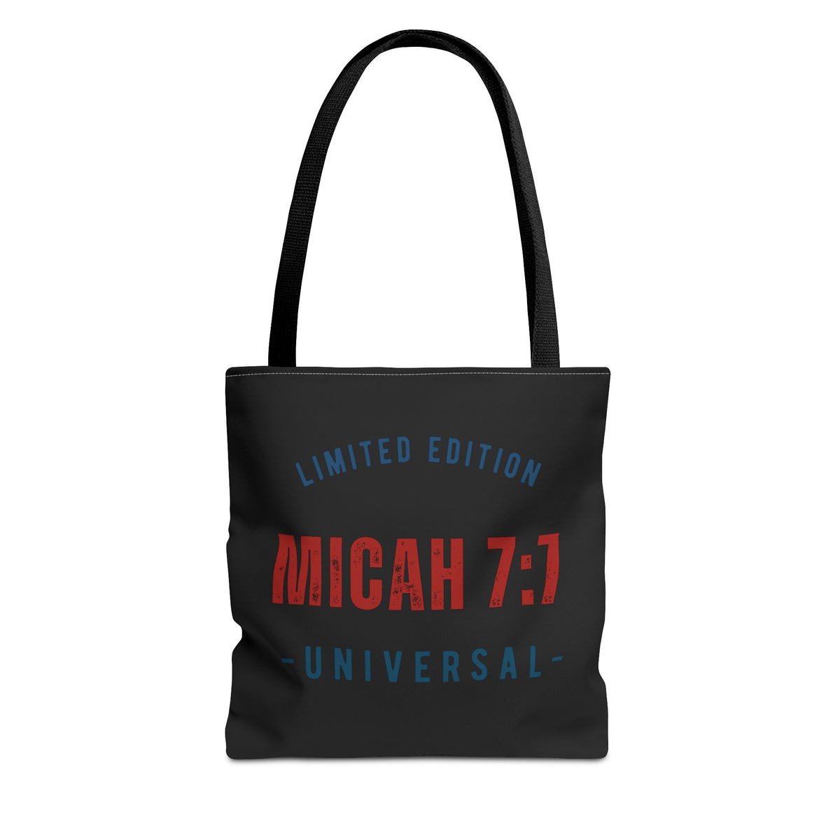 Limited Edition Micah 7:1 Tote Bag - Universal Design for Everyday Use, Gift, Eco-Friendly, Daily Essentials, Faith-Inspired