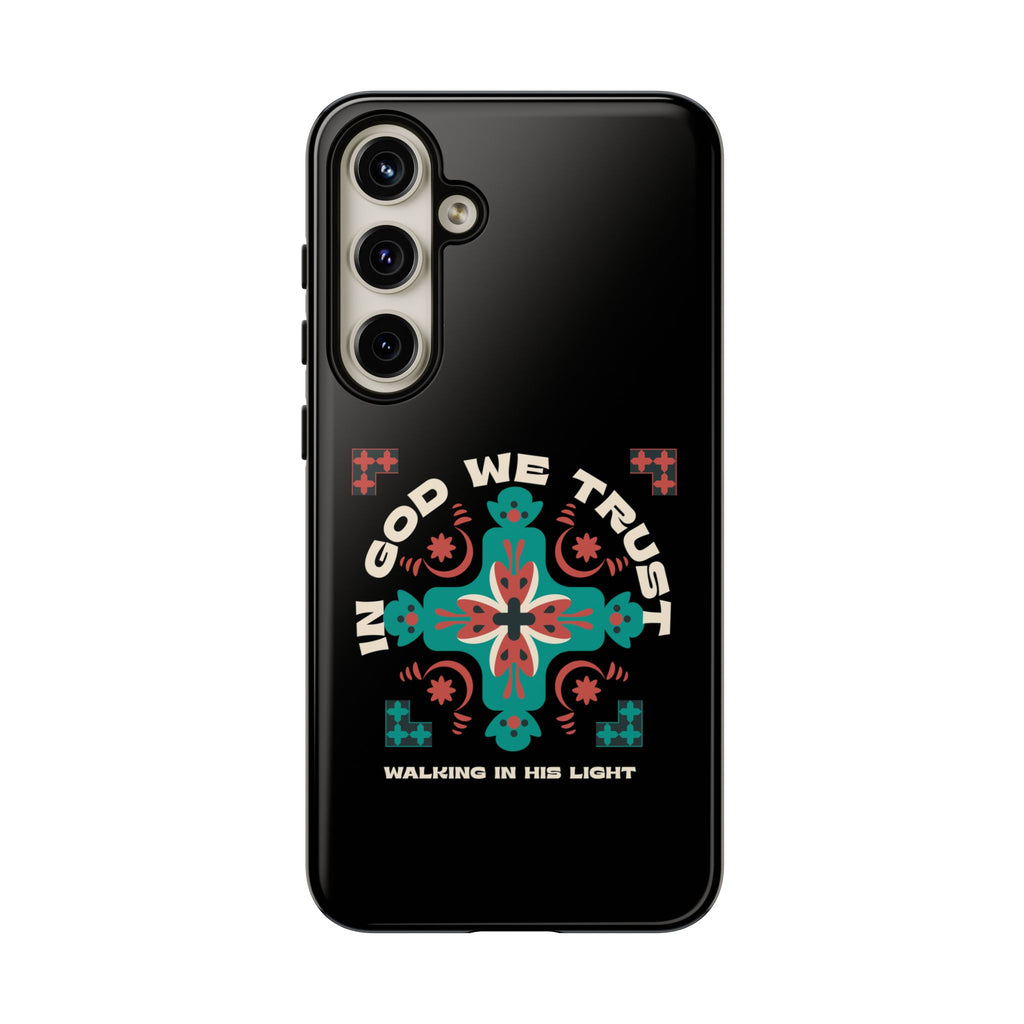 Tough Cases - In God We Trust Phone Case, Spiritual Phone Protector, Christian Cell Cover, Faith-based Accessory, Inspirational Gift