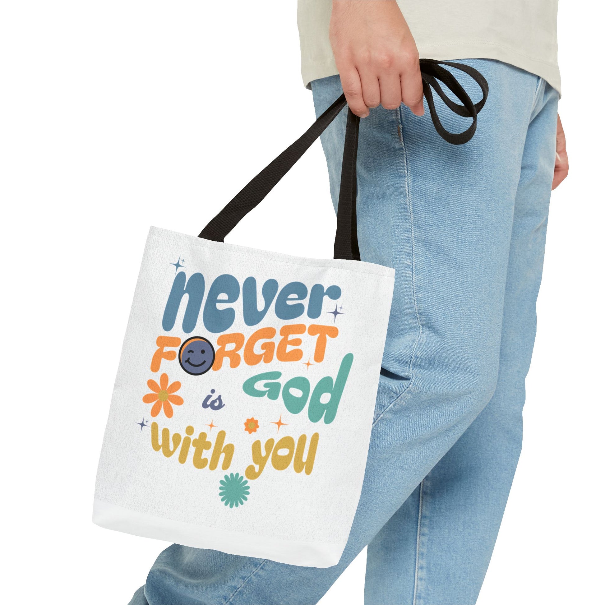 ⭐ Never Forget Tote Bag – Deuteronomy 31:6
