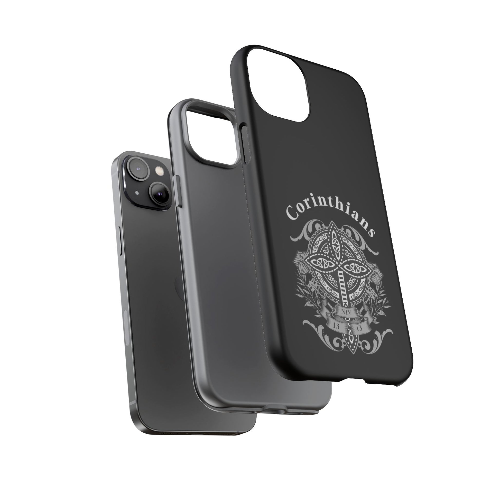 Corinthians Tough Case: Durable Phone Protection, Christian Gift, Unique Design, Trendy Accessory, Faith-Based Style