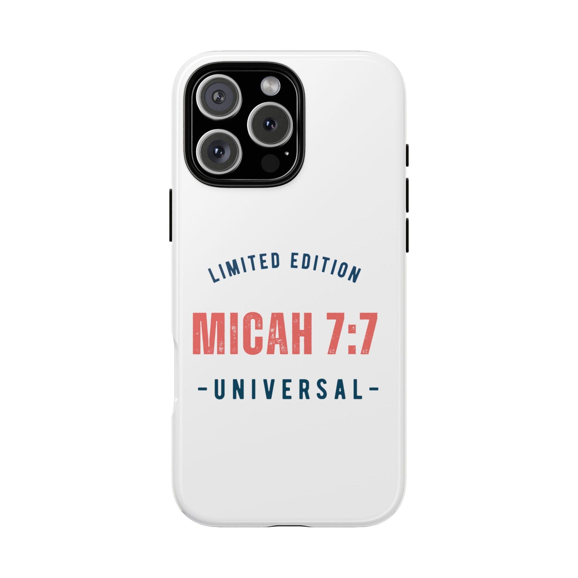 ⭐ Micah 7:7 Limited Edition Phone Case | Inspirational Gift | Tough Protective Case for Christians | Bible Verse Merchandise