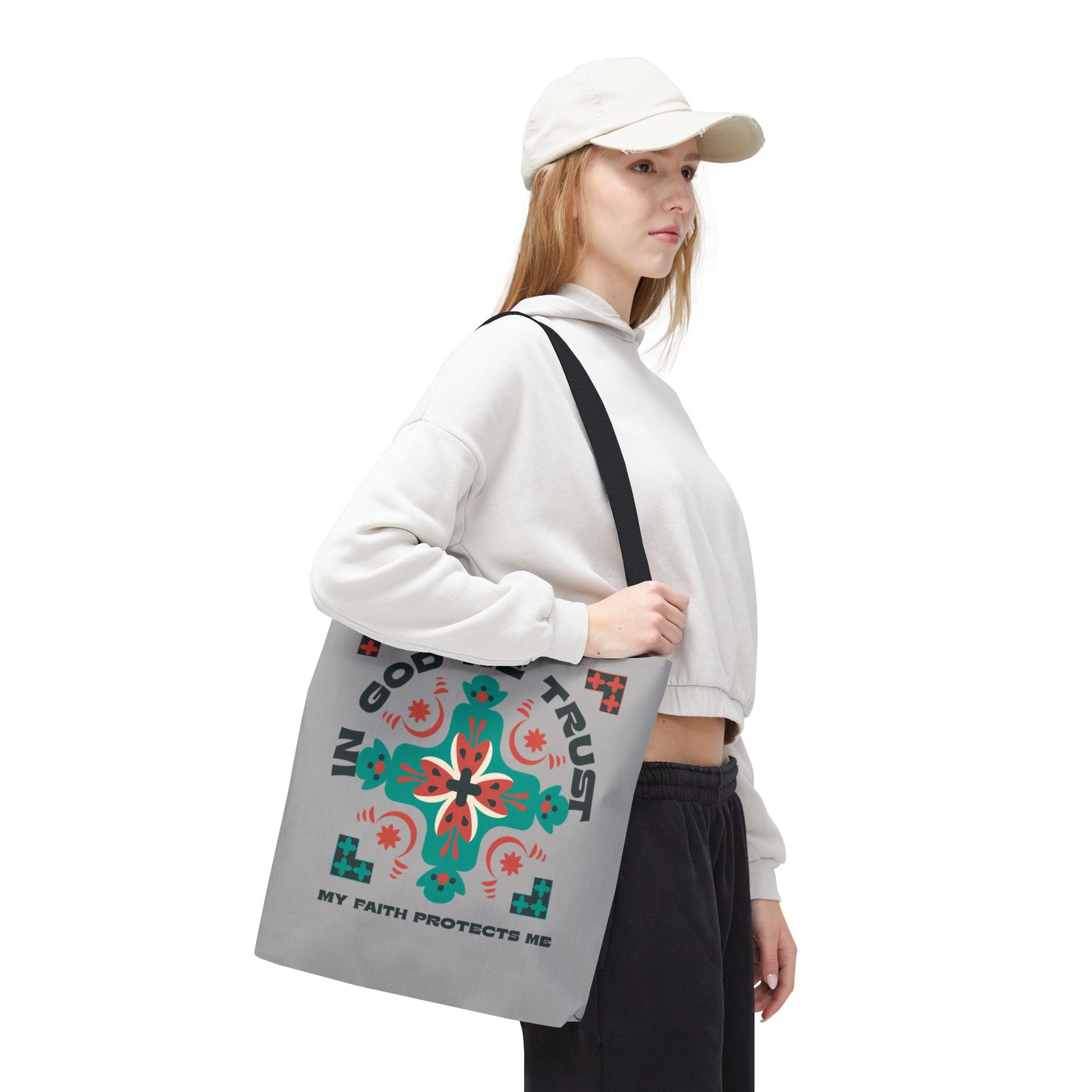 Faith-Inspired Tote Bag, Spiritual Shopper, Inspirational Gift, Religious Tote, Christian Accessory, Everyday Use