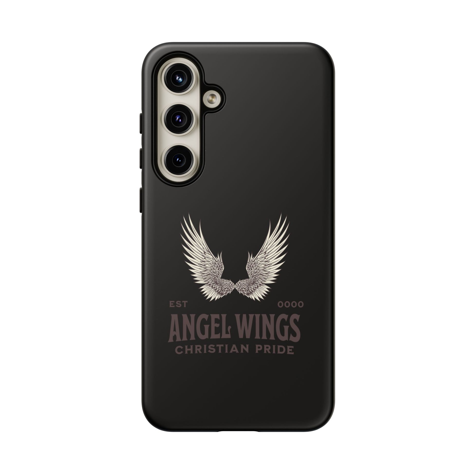 Angel Wings Phone Case - Tough Cases for Christian Pride, Unique Gift, Stylish Protection, Everyday Use, Angelic Design